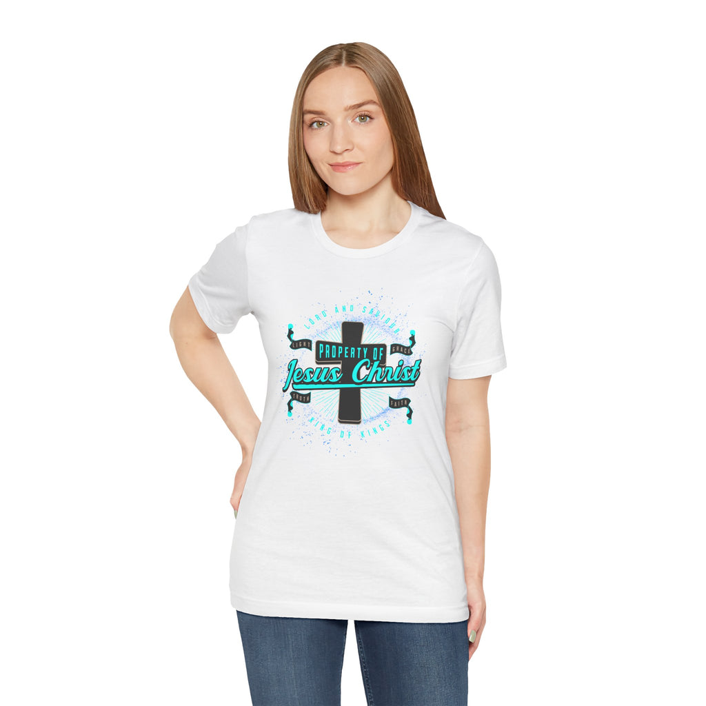 Jesus Christ Cross T-Shirt — "Property of Jesus Christ" Faith Tee| Cr8tive Designs