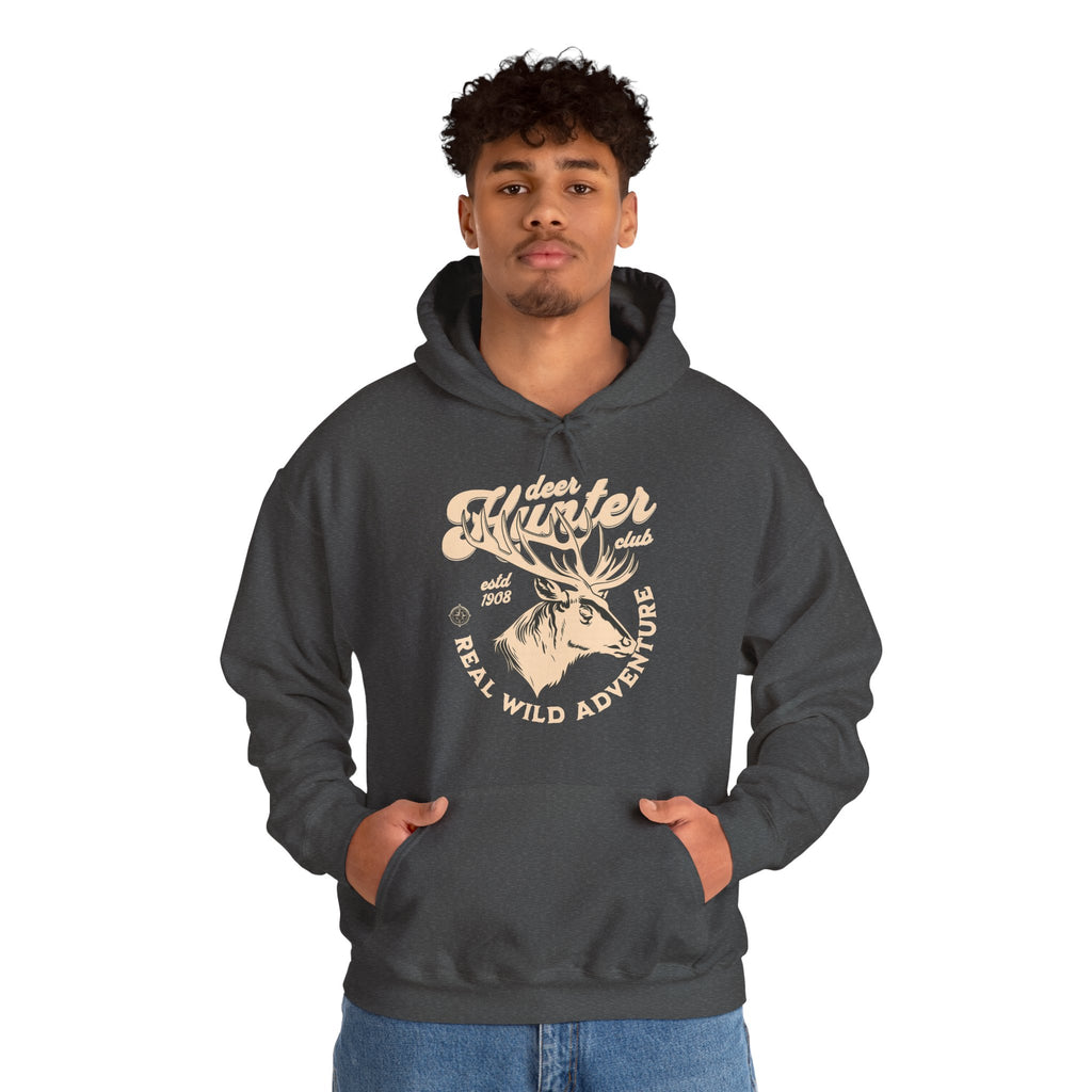 Deer Hunter Hoodie | Vintage Wild Adventure Design | Cr8tive Designs