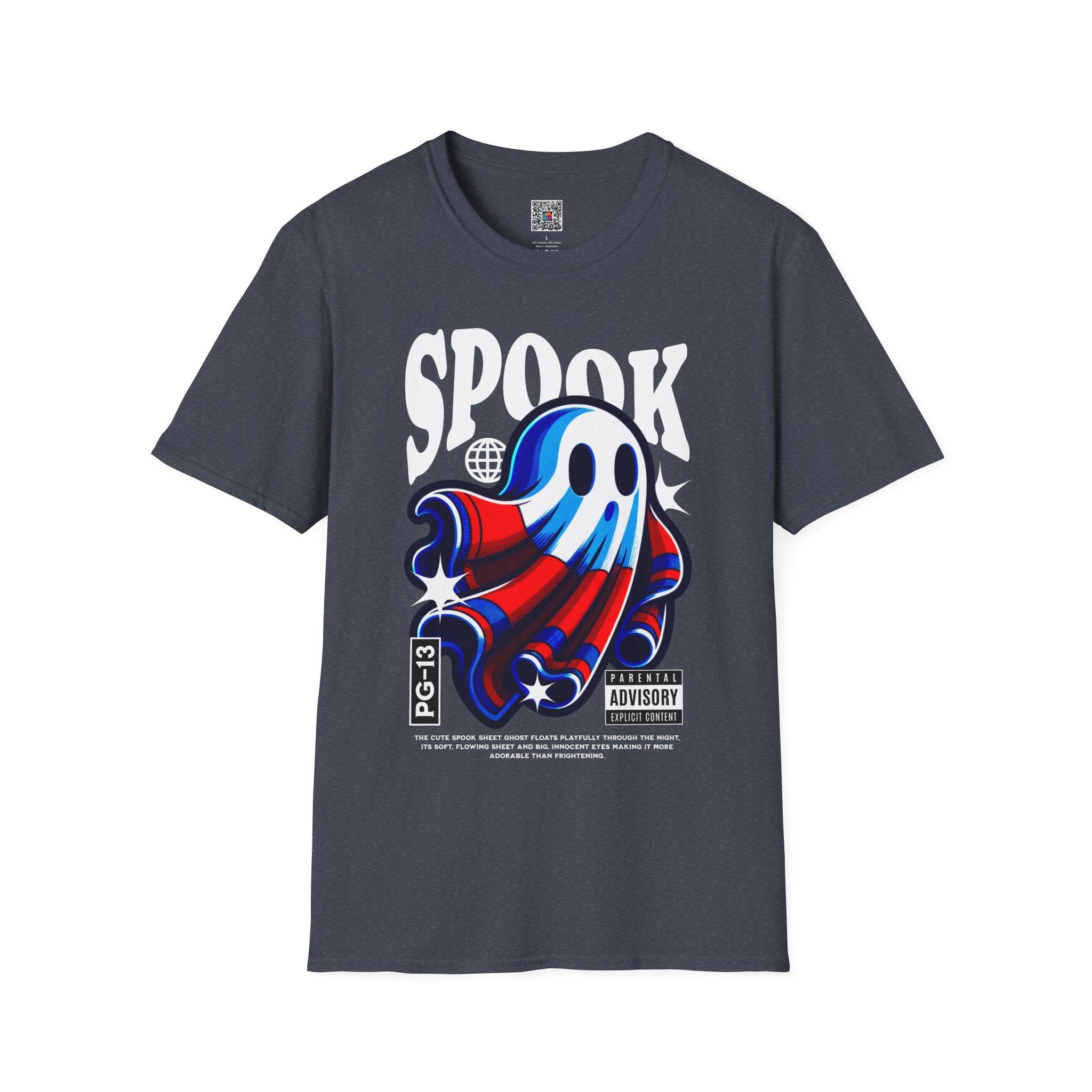 Spooky Retro Ghost T-Shirt | "SPOOK" Graphic Halloween Tee | Cr8tive Designs