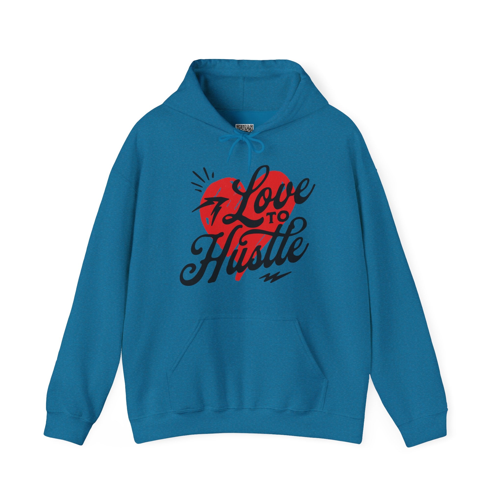 Love to Hustle | Bold Retro Motivational Hoodie | Cr8tive Designs