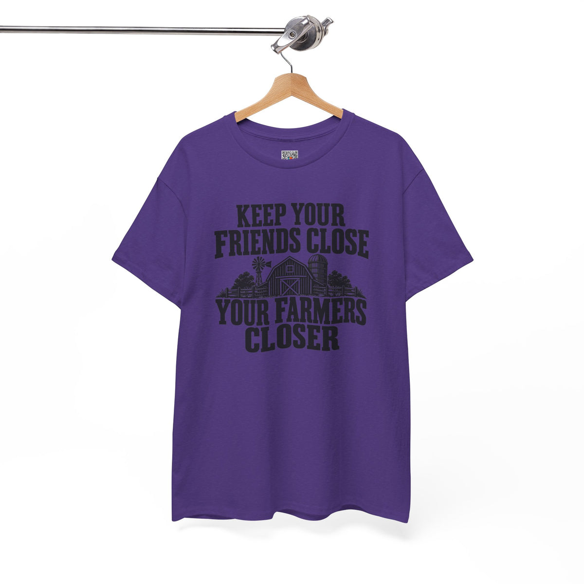 Keep Your Friends Close Your Farmers Closer T-Shirt | Rustic Barn Agriculture Tee | Cr8tive Designs