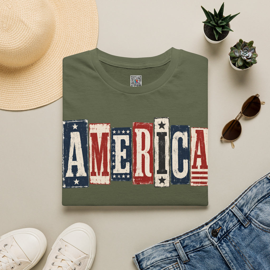 America | Distressed Americana T-Shirt | Cr8tive Designs