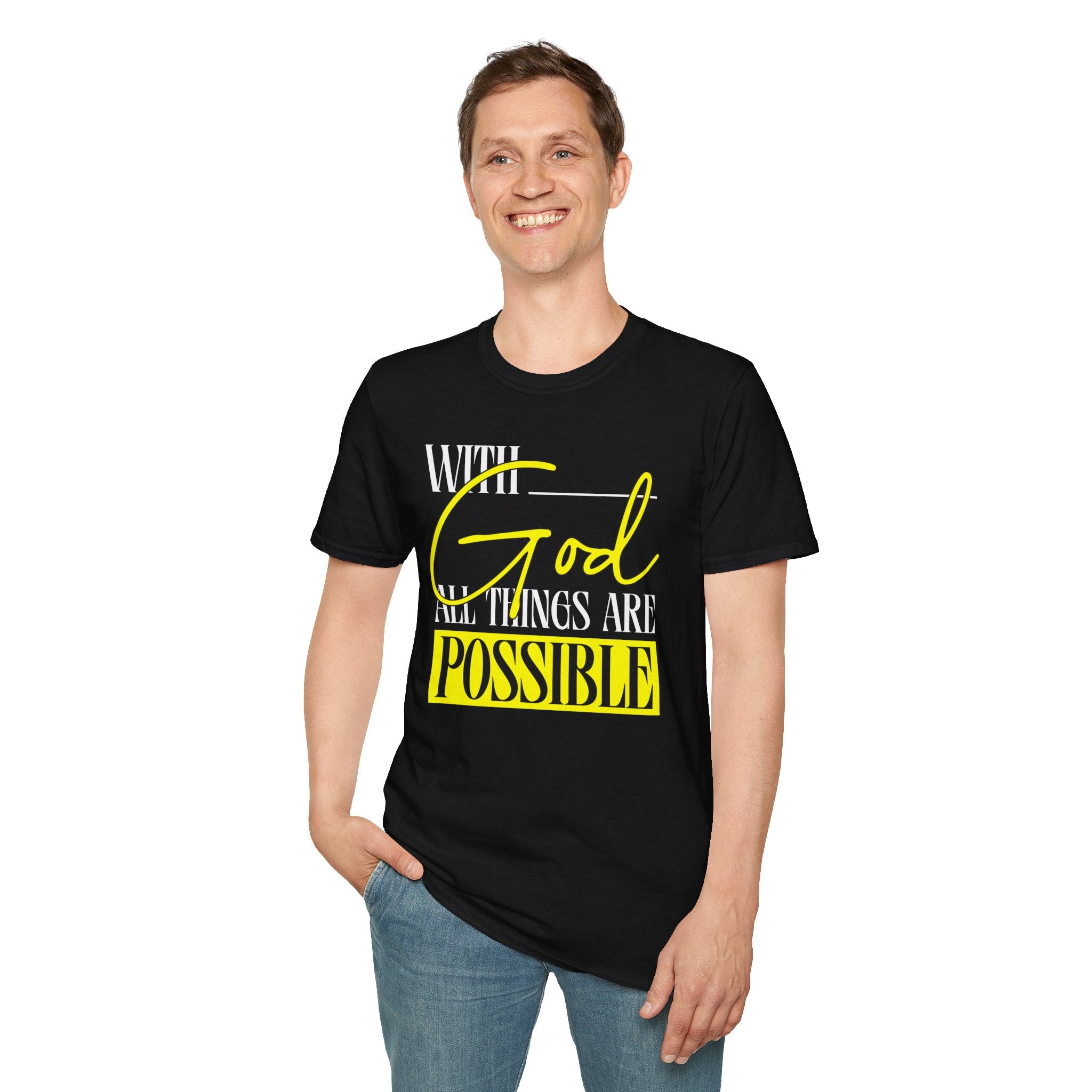 With God All Things Are Possible T-Shirt | Cr8tive Designs