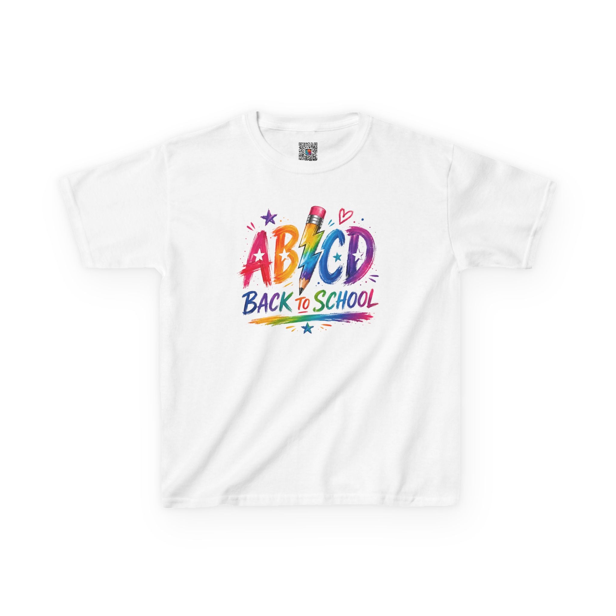 ABC Back to School | Colorful Pencil Youth T-Shirt | Cr8tive Designs