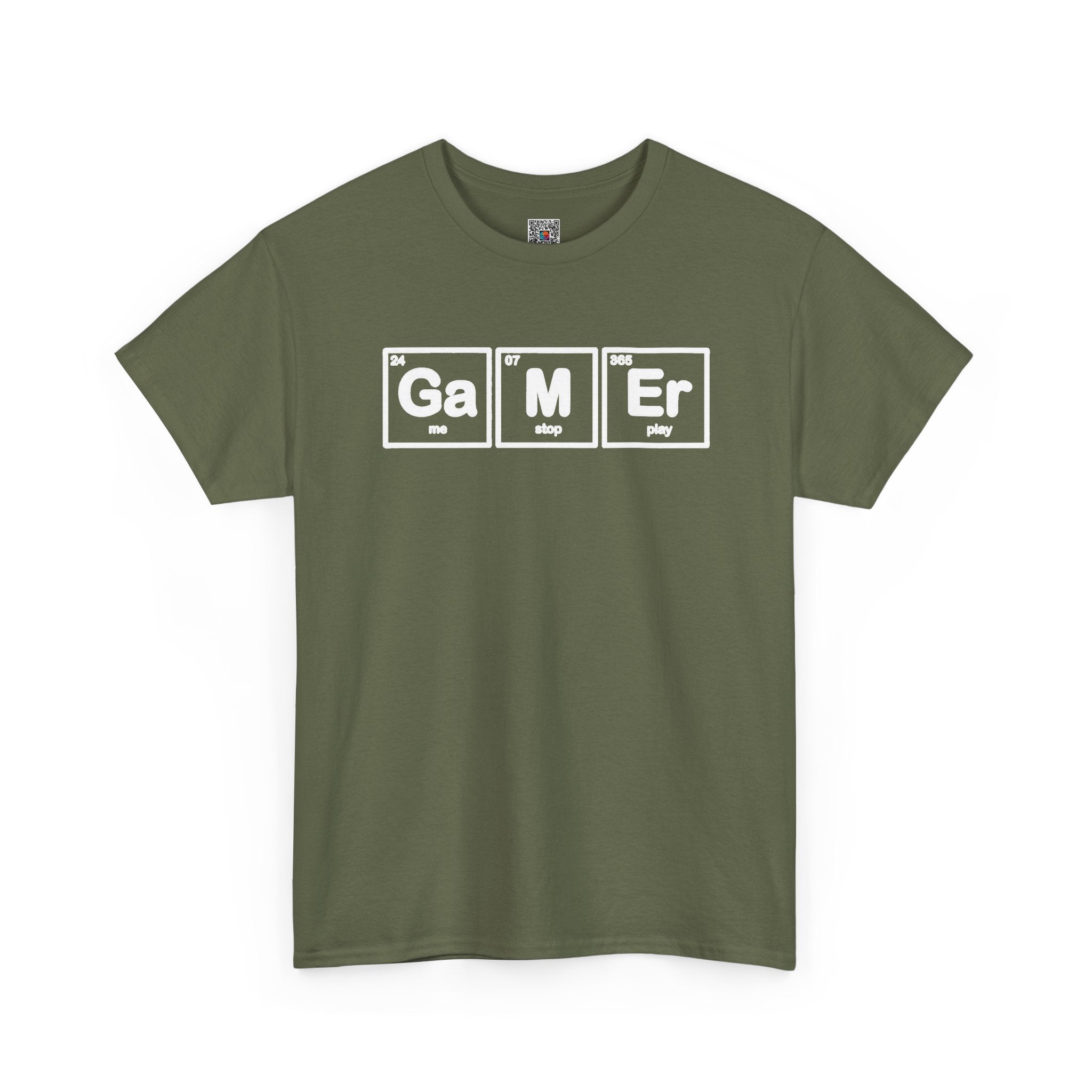 Gamer T-Shirt | Periodic Table Gaming Design | Cr8tive Designs