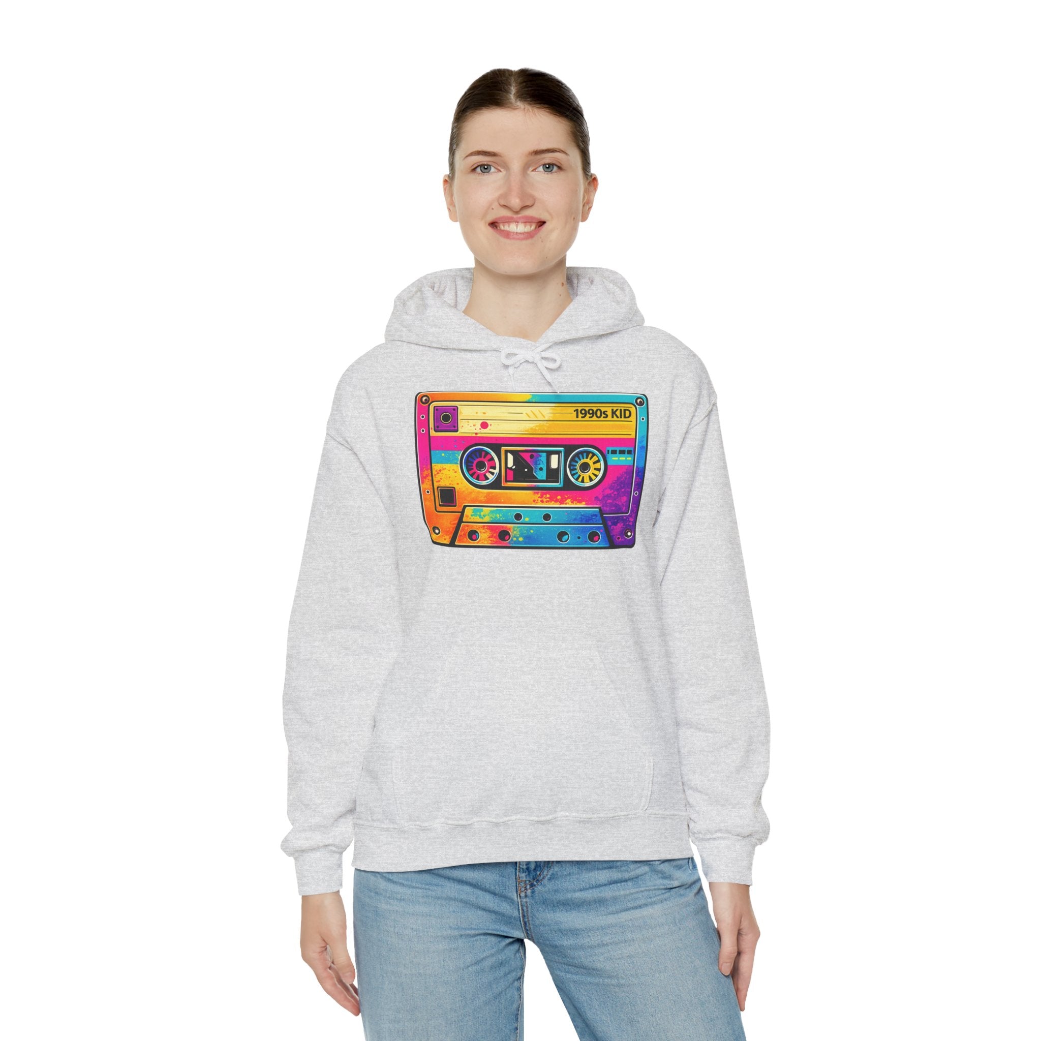 1990s Kid Retro Cassette Hoodie