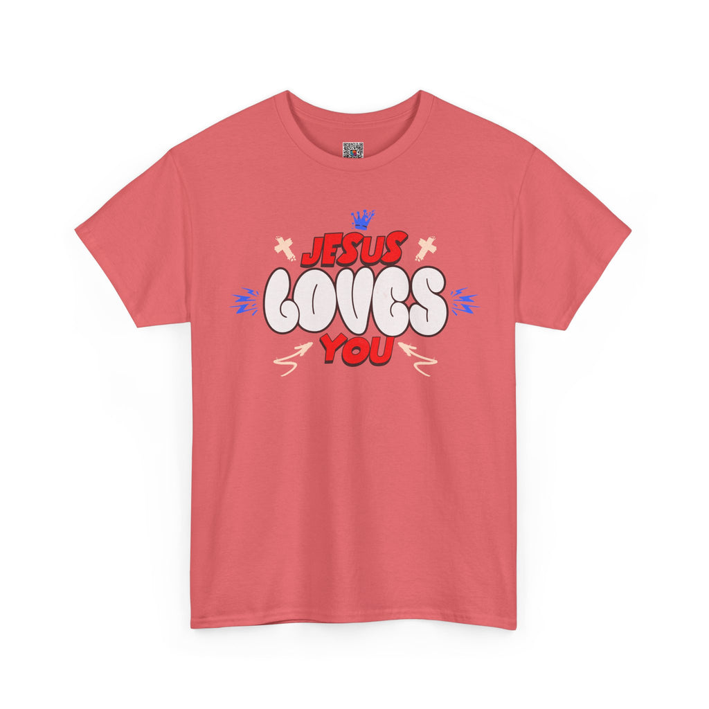 Jesus Loves You T-Shirt | Christian Faith Graphic Tee | Cr8tive Designs