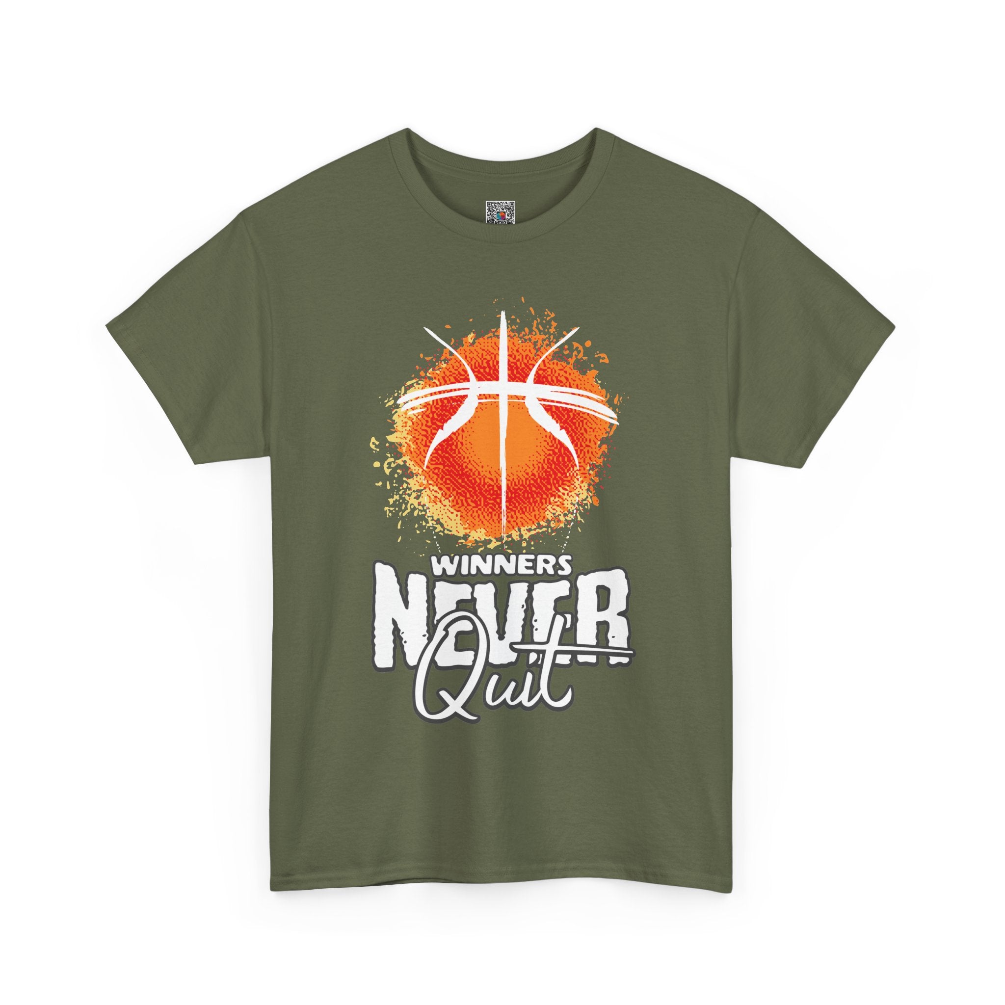 Winners Never Quit | Basketball Design | Cr8tive Designs