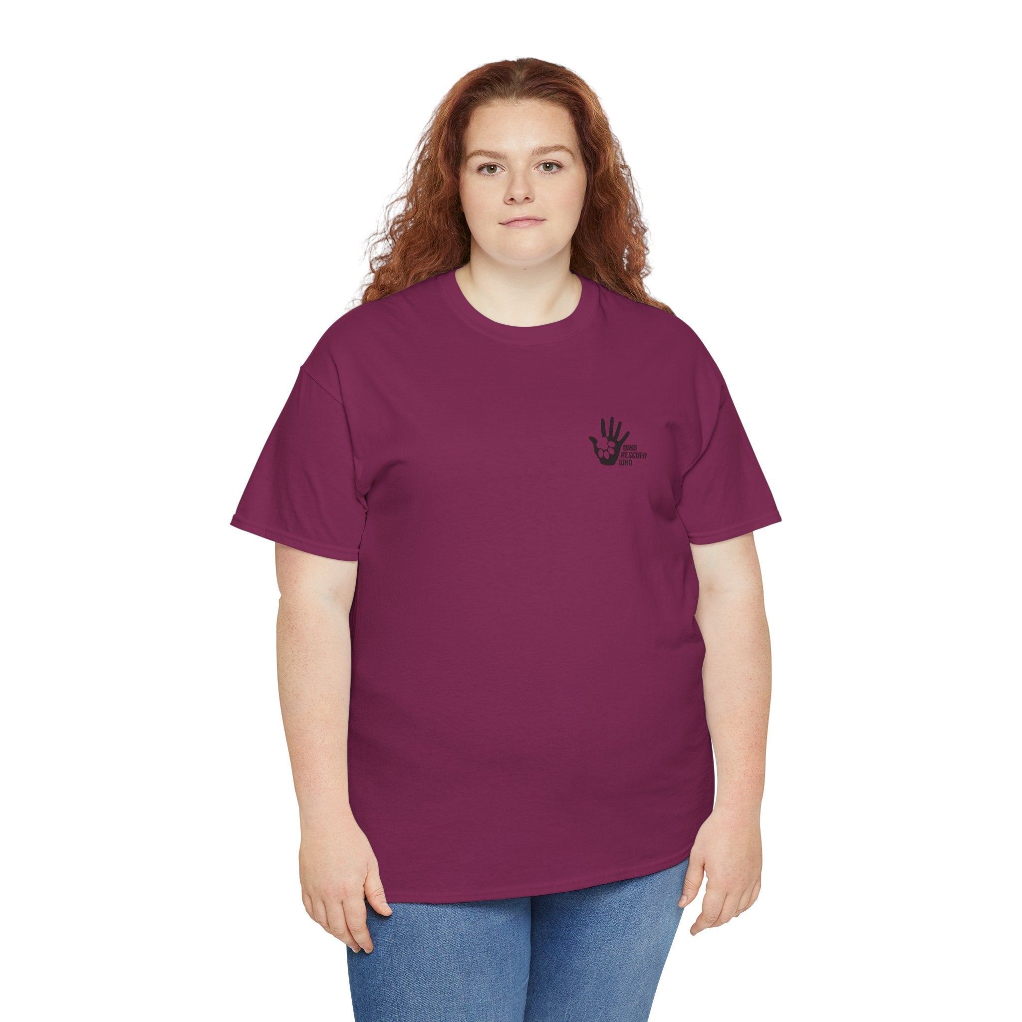 Who Rescued Who | Rescue Dog Lover Shirt | Cr8tive Designs