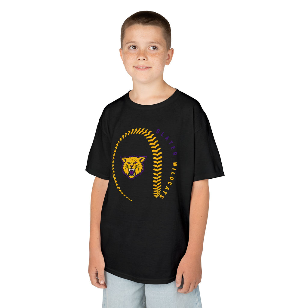 Slater Wildcats Baseball | Youth School Spirit T-Shirt | Cr8tive Designs