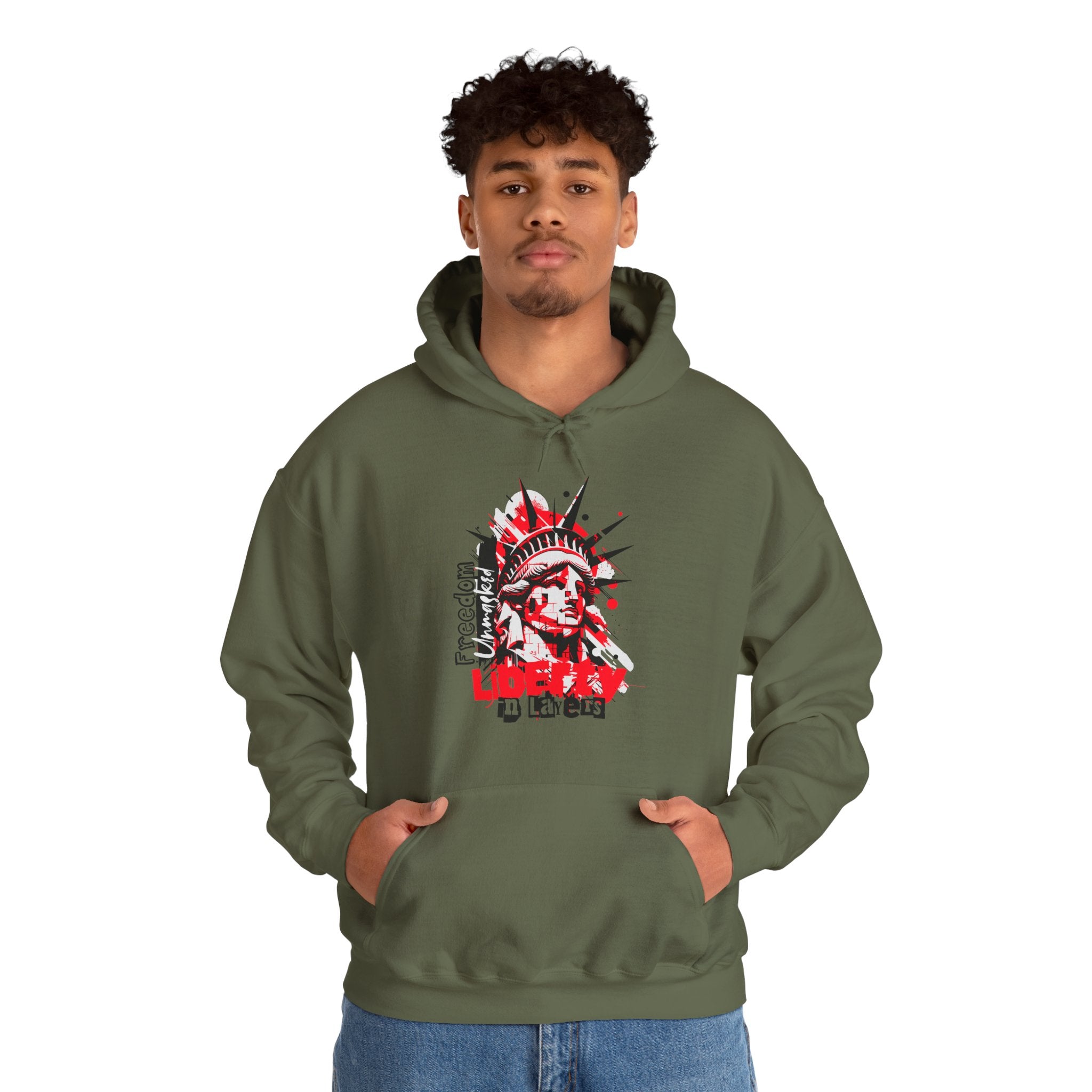 Freedom Comes in Many Layers | Liberty Streetwear Hoodie | Cr8tive Designs