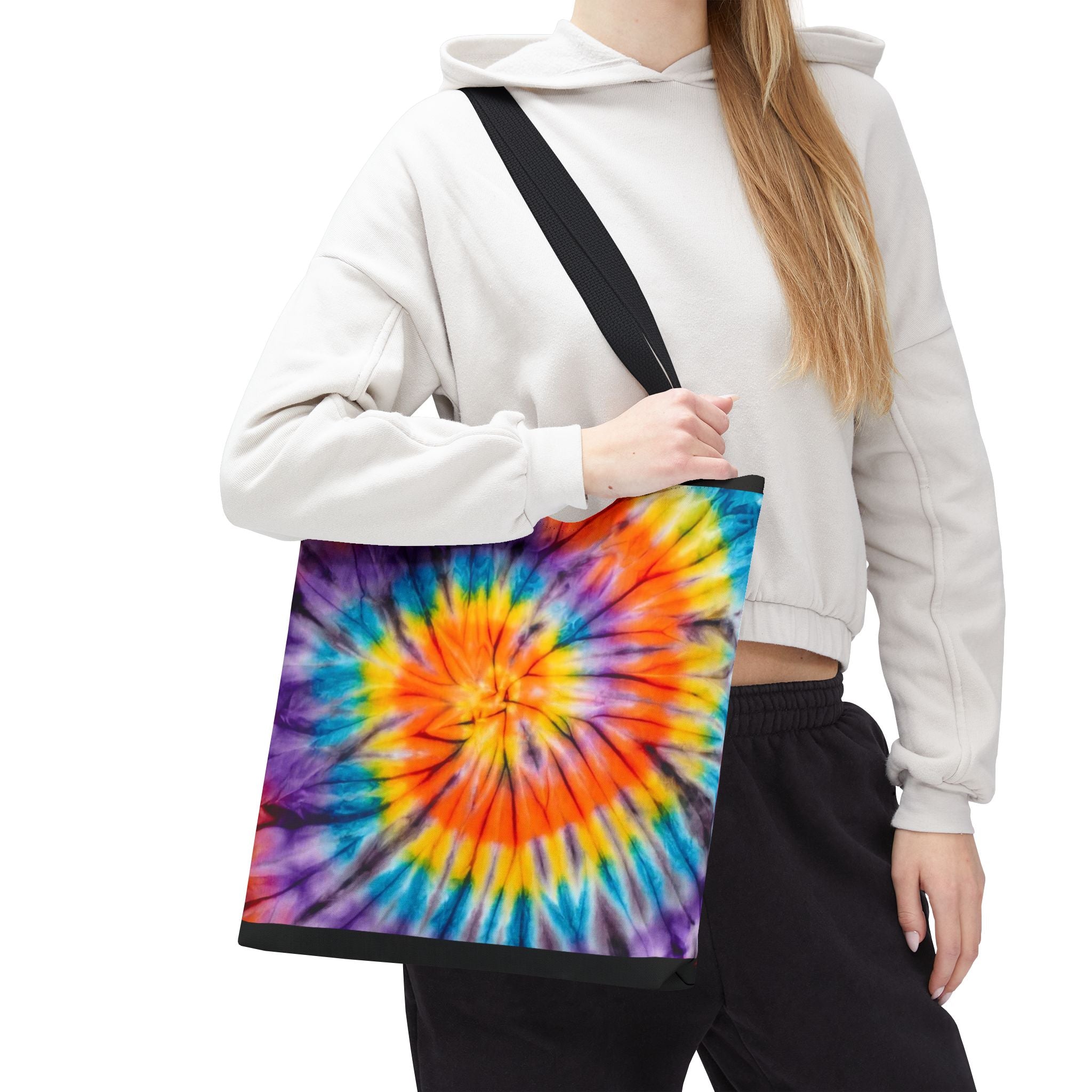 Tie Dye Swirl | Bright Rainbow Tote Bag | Cr8tive Designs