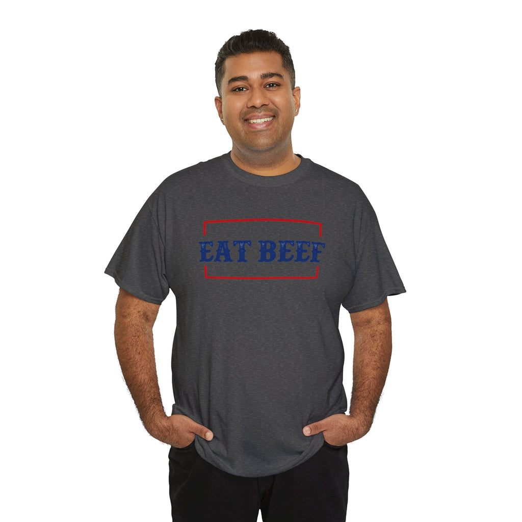 Eat Beef T-Shirt | Rustic Western Cattle Ranch Graphic Tee | Cr8tive Designs