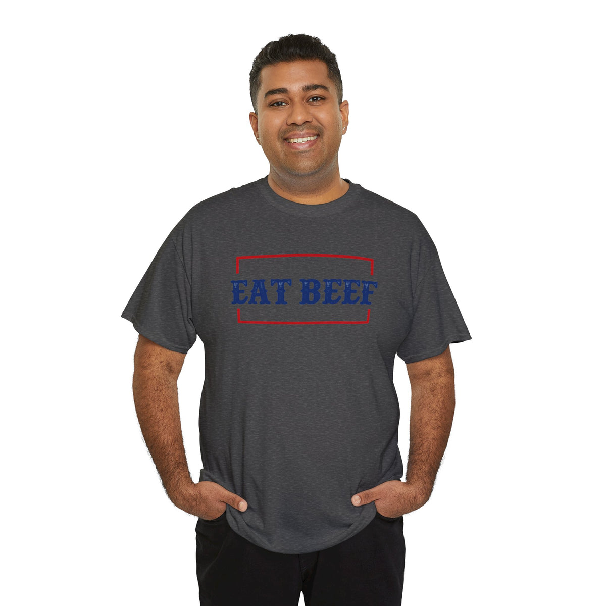 Eat Beef T-Shirt | Rustic Western Cattle Ranch Graphic Tee | Cr8tive Designs