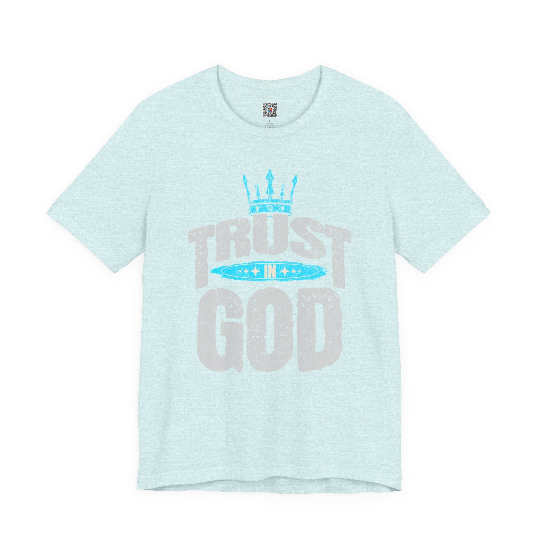Trust in God T-Shirt | Faith Graphic Tee with Crown Design| Cr8tive Designs