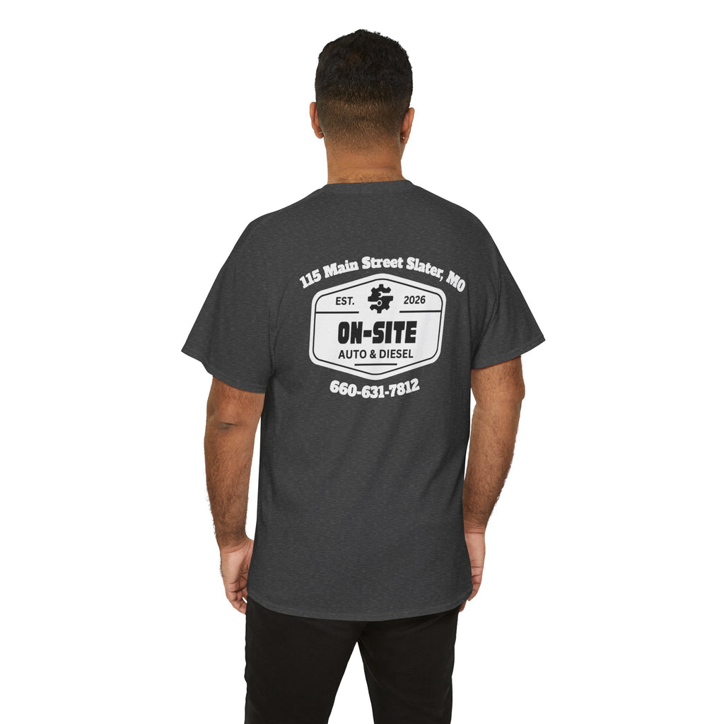 On-Site Auto & Diesel Logo T-Shirt | Local Business Work Shirt | Cr8tive Designs