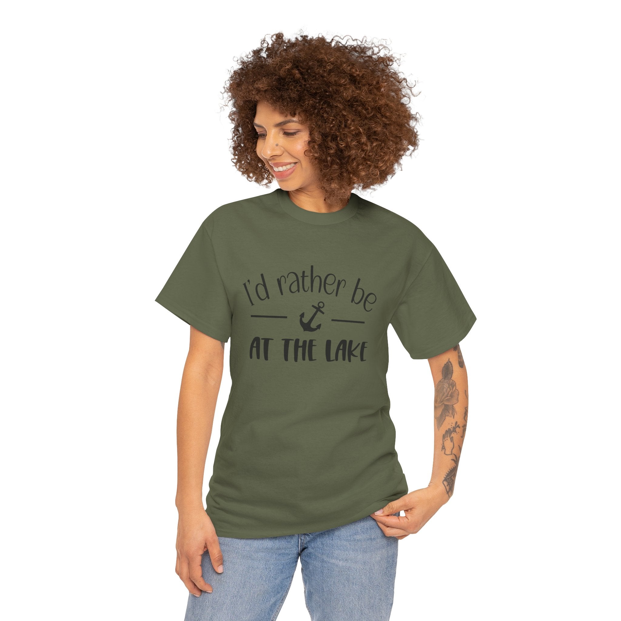 I’d Rather Be at the Lake | Summer Lake Life Tee | Cr8tive Designs