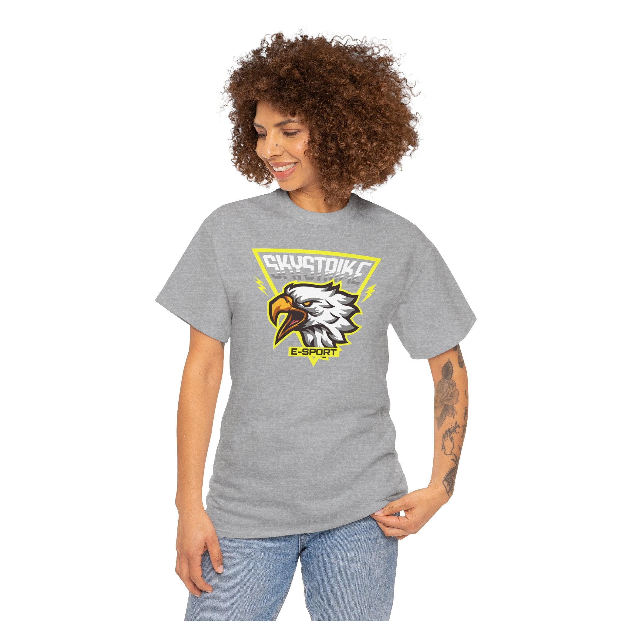Skystrike E-Sport Eagle | Bold Gaming Graphic T-Shirt | Cr8tive Designs