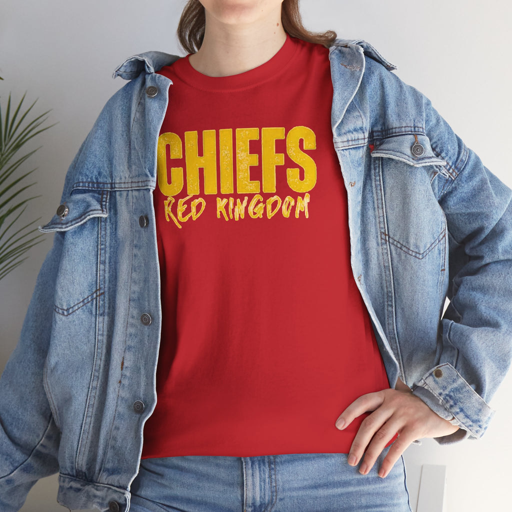 Chiefs Red Kingdom T-Shirt | Kansas City Football Fan Game Day Tee | Cr8tive Designs
