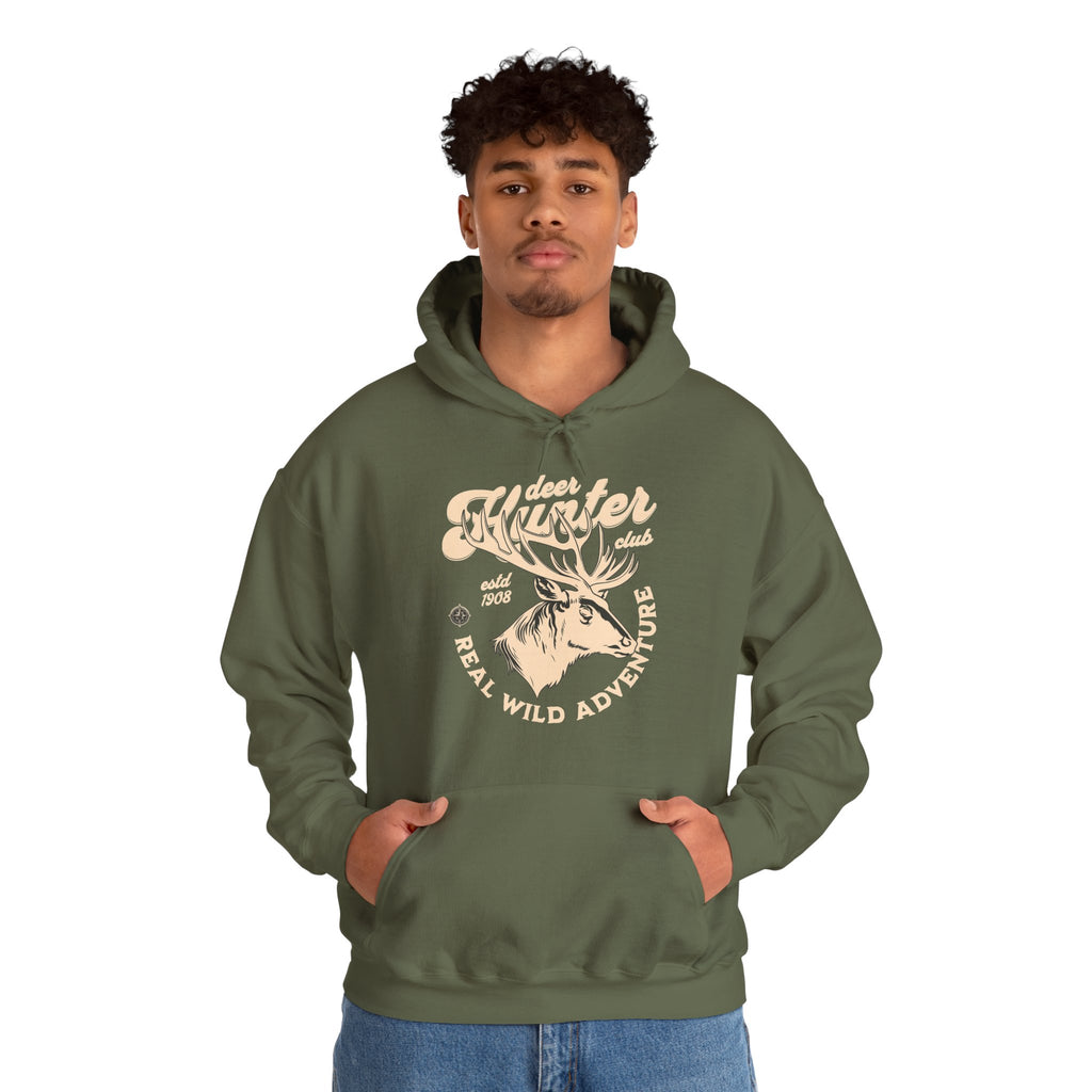 Deer Hunter Hoodie | Vintage Wild Adventure Design | Cr8tive Designs