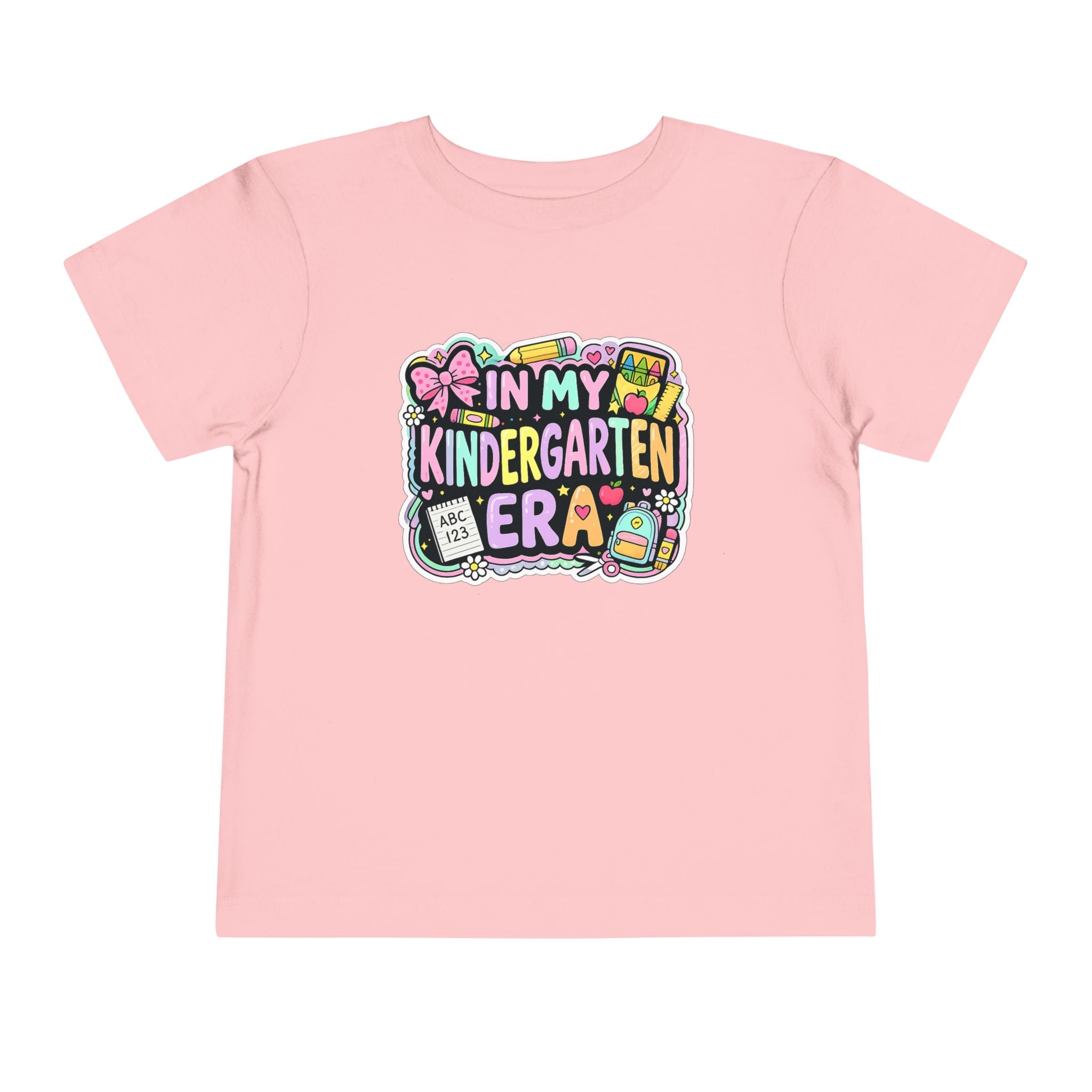In My Kindergarten Era Youth Tee | Colorful Back-to-School T-Shirt | Cr8tive Designs
