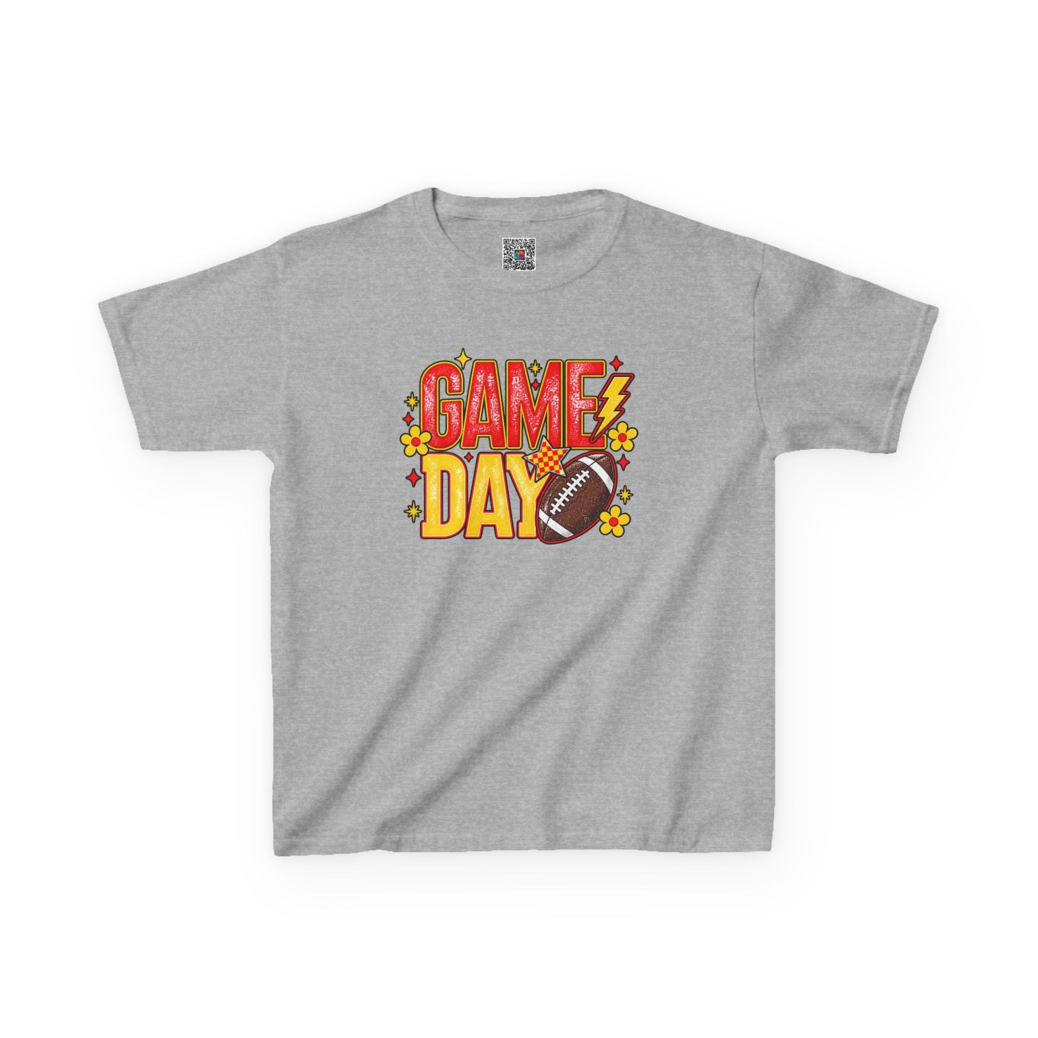 Game Day Kids Graphic Tee | Sunday Football Tailgate T-Shirt | Cr8tive Designs