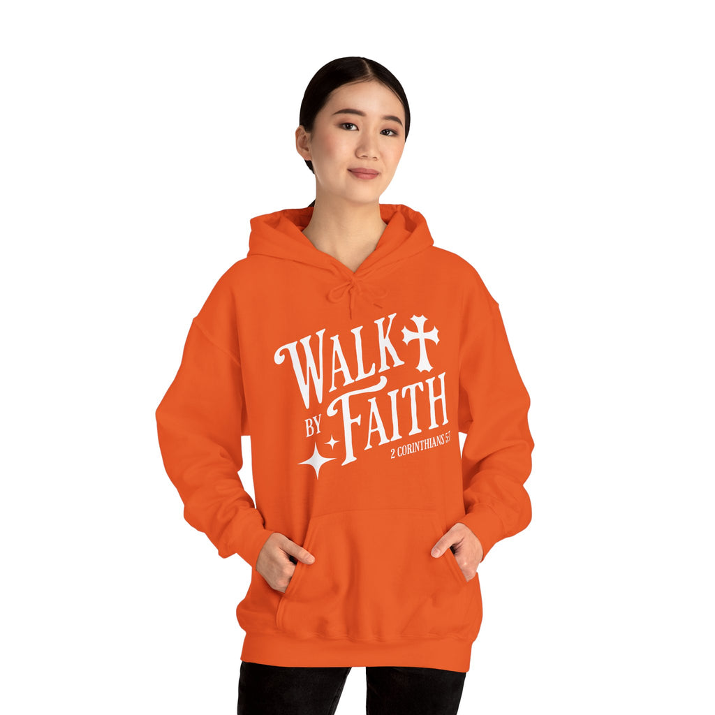 Walk by Faith | Christian Scripture Hoodie | Cr8tive Designs