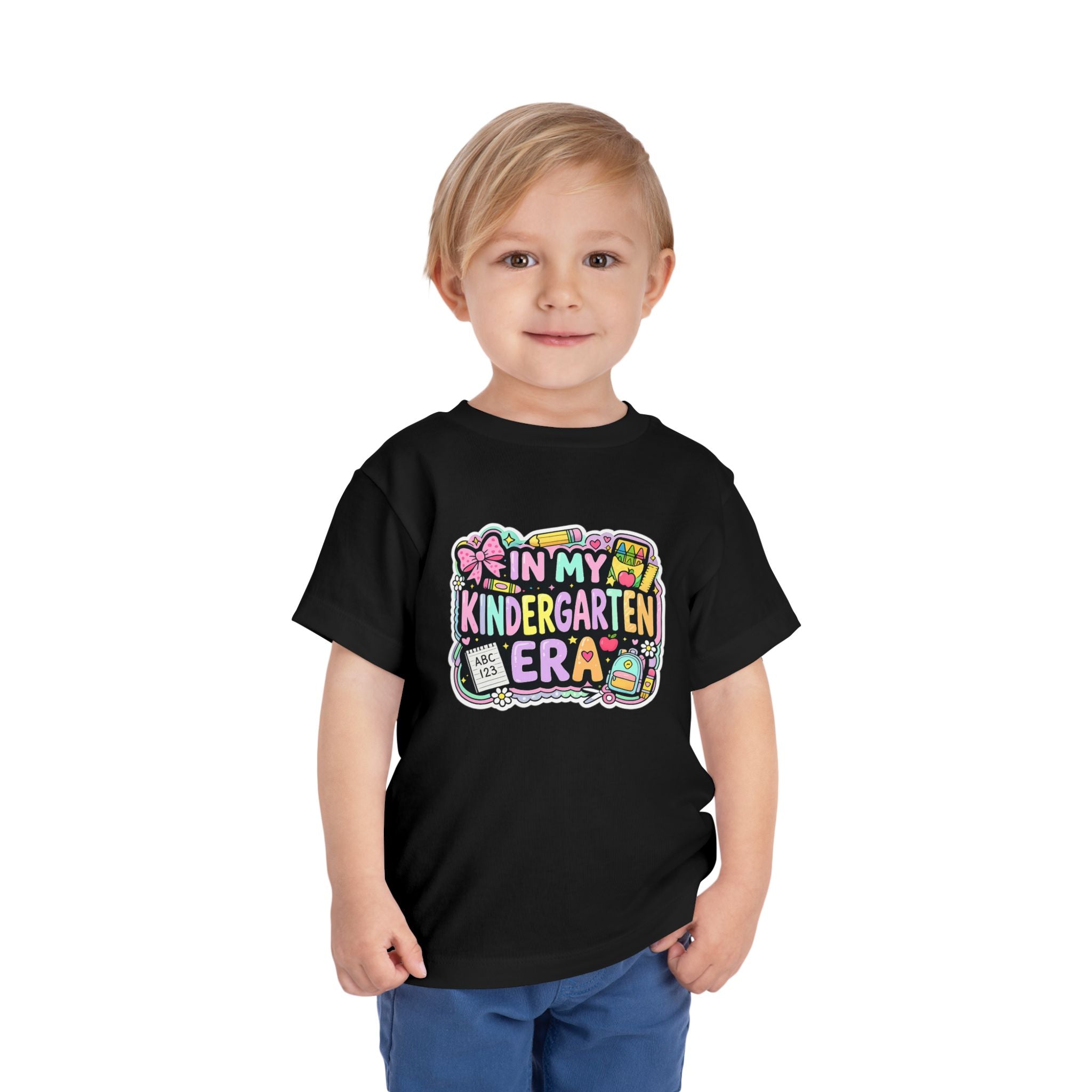 In My Kindergarten Era Youth Tee | Colorful Back-to-School T-Shirt | Cr8tive Designs