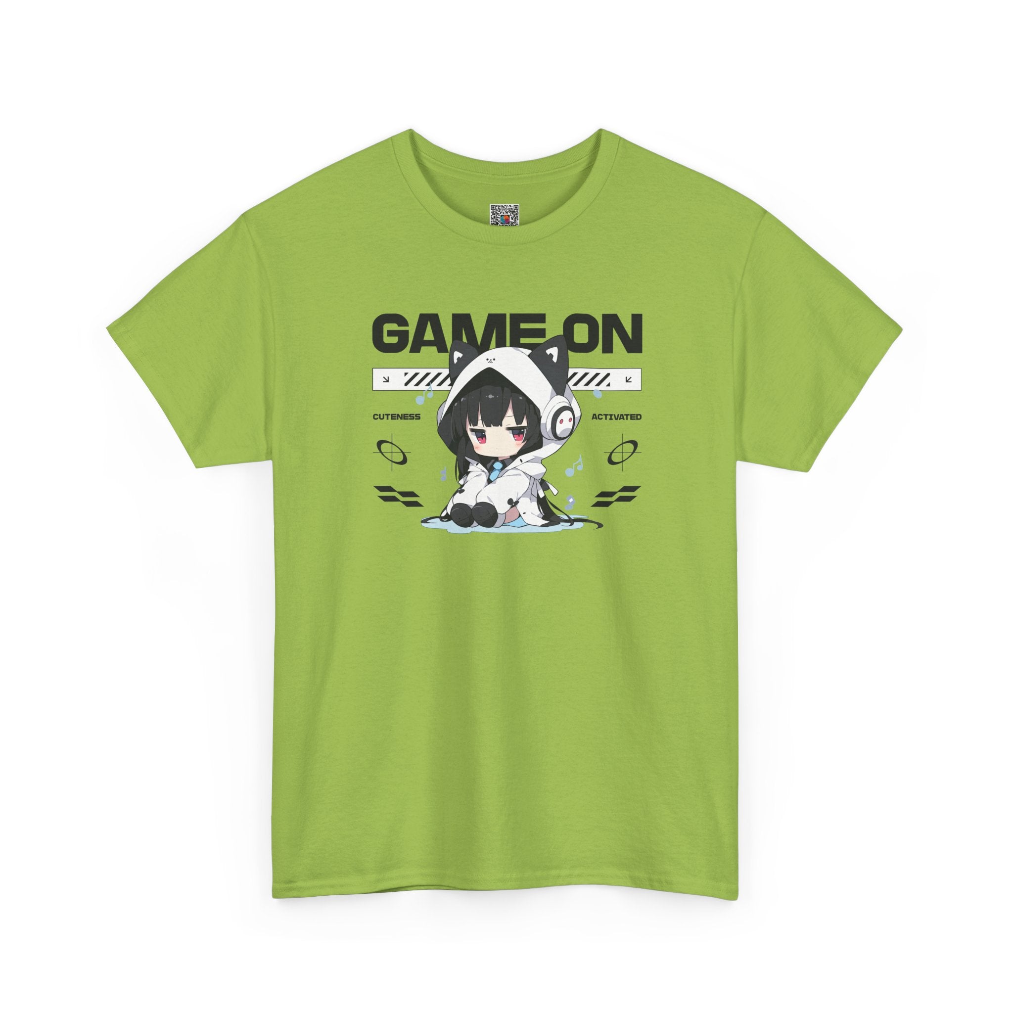 Game On T-Shirt | Cute Anime Gamer Girl Graphic Tee | Cr8tive Designs