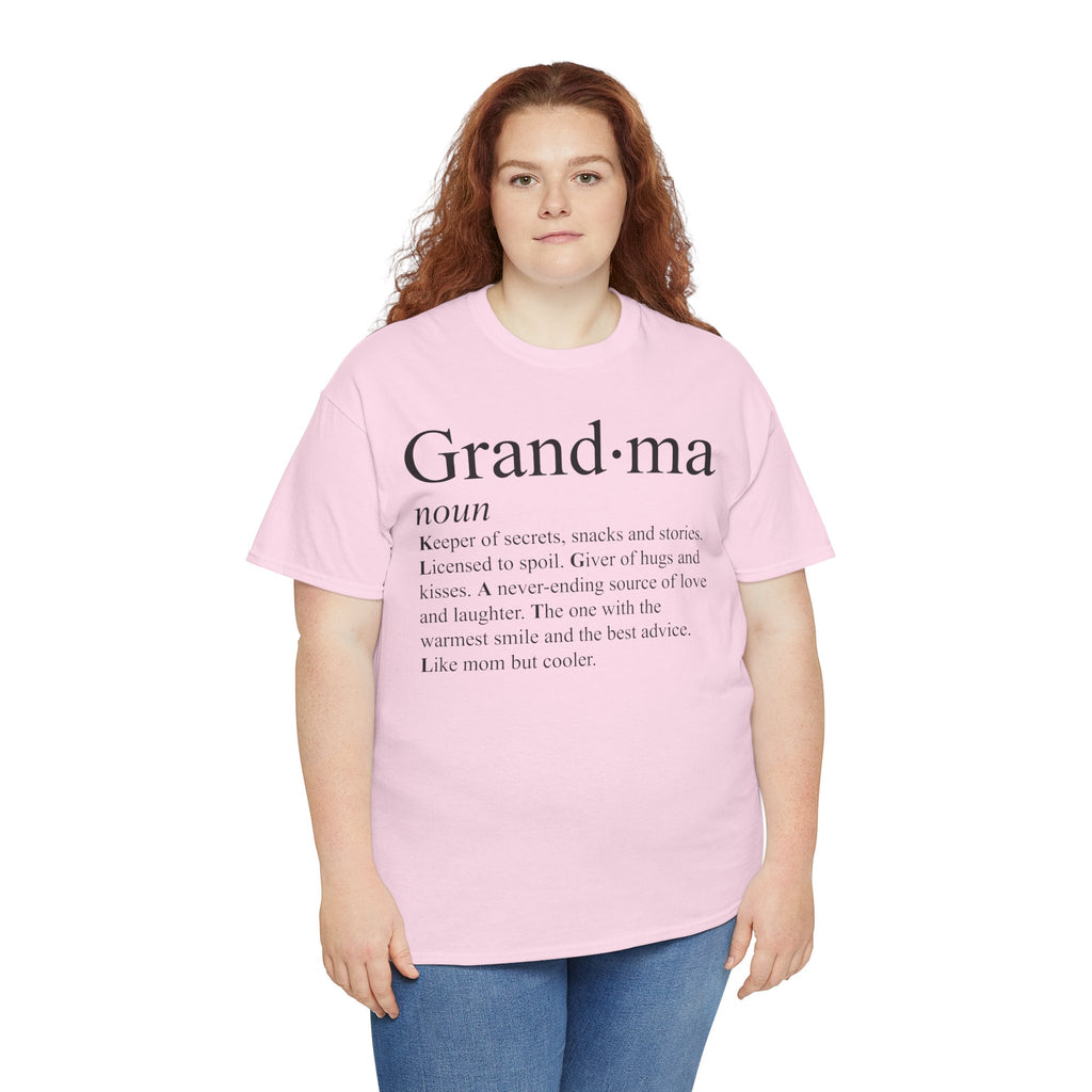 Grandma Definition Shirt – Sweet & Sentimental Gift for Grandma, Cozy Graphic Tee | Cr8tive Designs