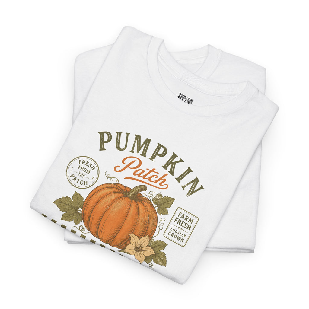 Farm Fresh Pumpkin Patch Tee | Retro Country Harvest Graphic T-Shirt | Cr8tive Designs