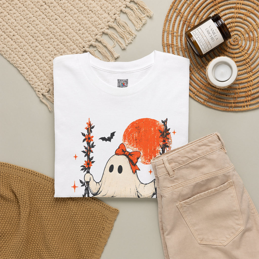 Vintage Ghost T-Shirt | Spooky Season Halloween Tee | Cr8tive Designs