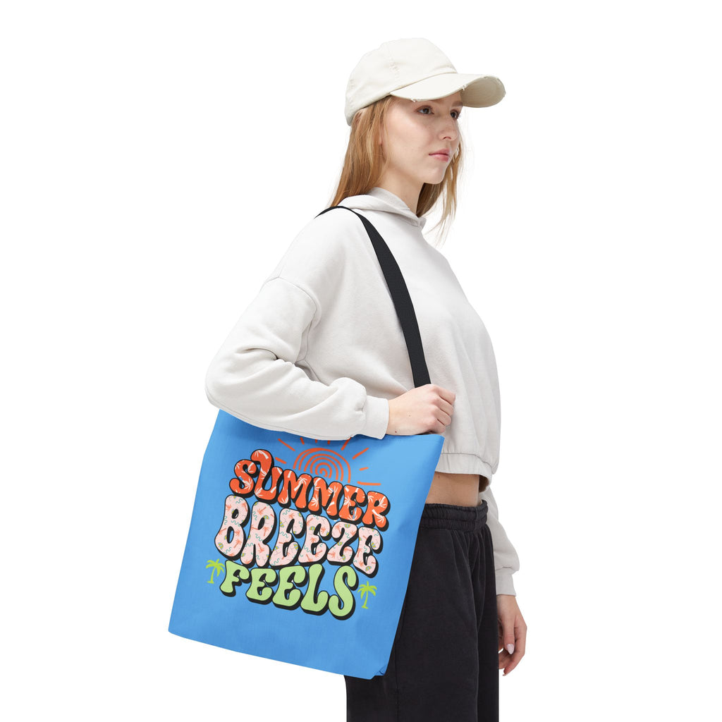 Summer Breeze Feels | Colorful Summer Tote Bag | Cr8tive Designs