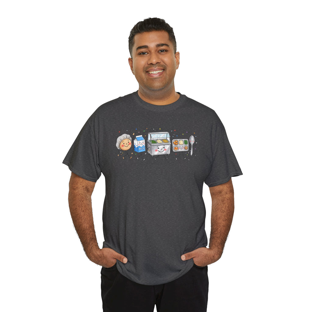 Lunch Crew Graphic Tee | Cute Foodie Character T-Shirt | Cr8tive Designs