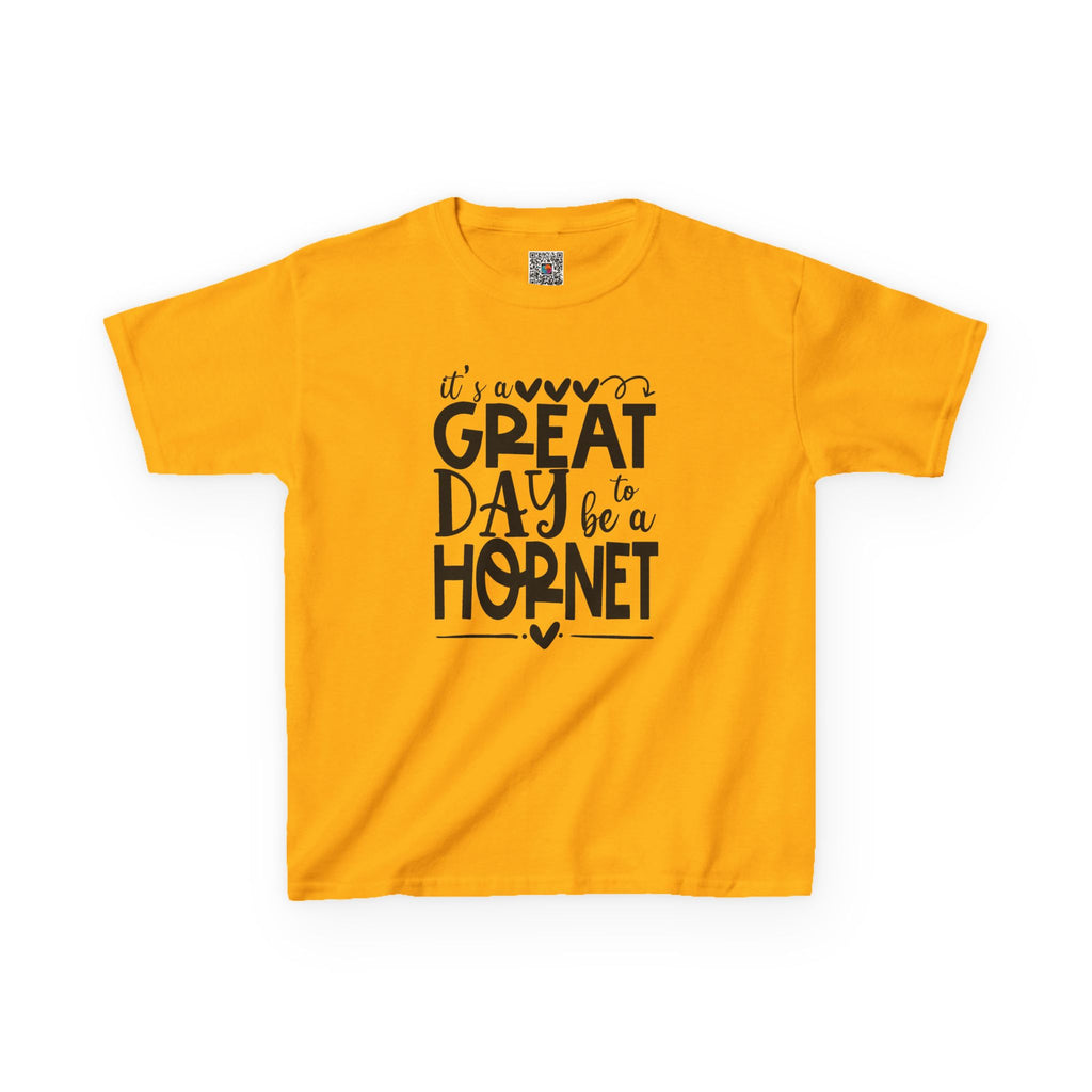 It's a Great Day to Be a Hornet Youth T-Shirt | School Spirit Kids Tee | Cr8tive Designs