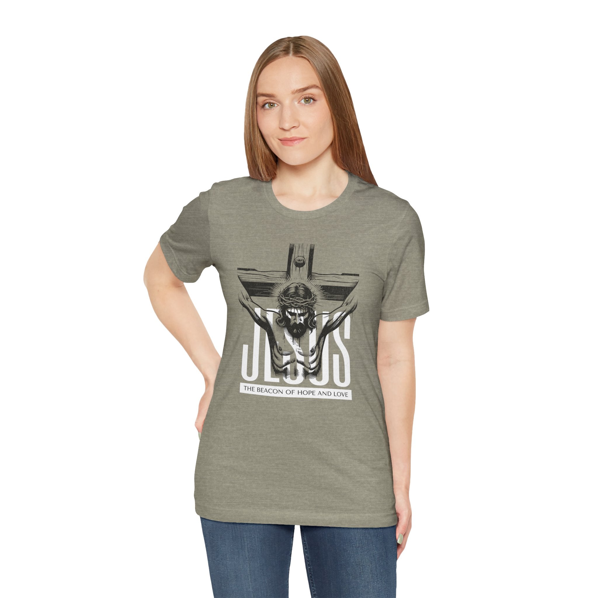 Jesus Crucifix Tee | Christian Graphic T-Shirt | Cr8tive Designs