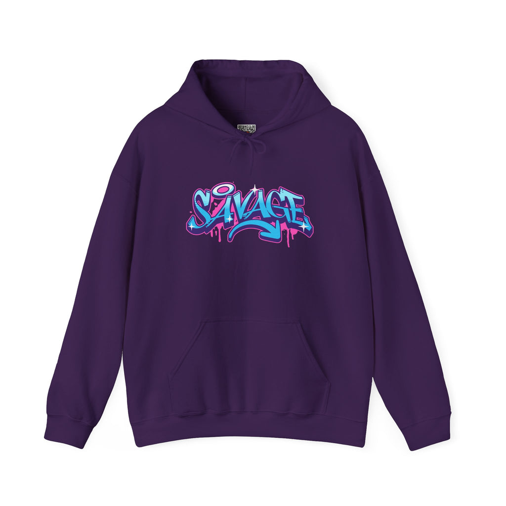 Savage | Colorful Graffiti Streetwear Hoodie | Cr8tive Designs