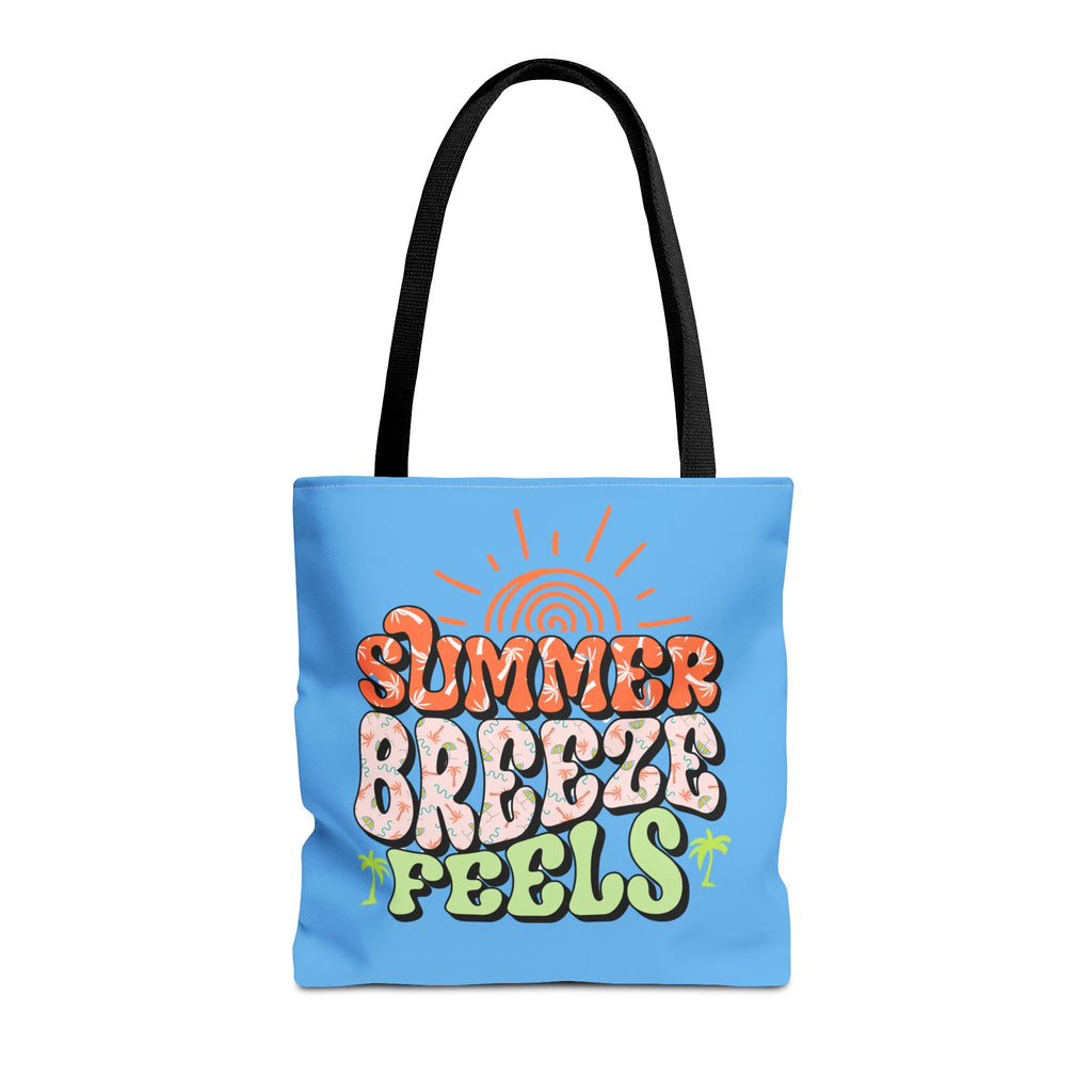 Summer Breeze Feels | Colorful Summer Tote Bag | Cr8tive Designs