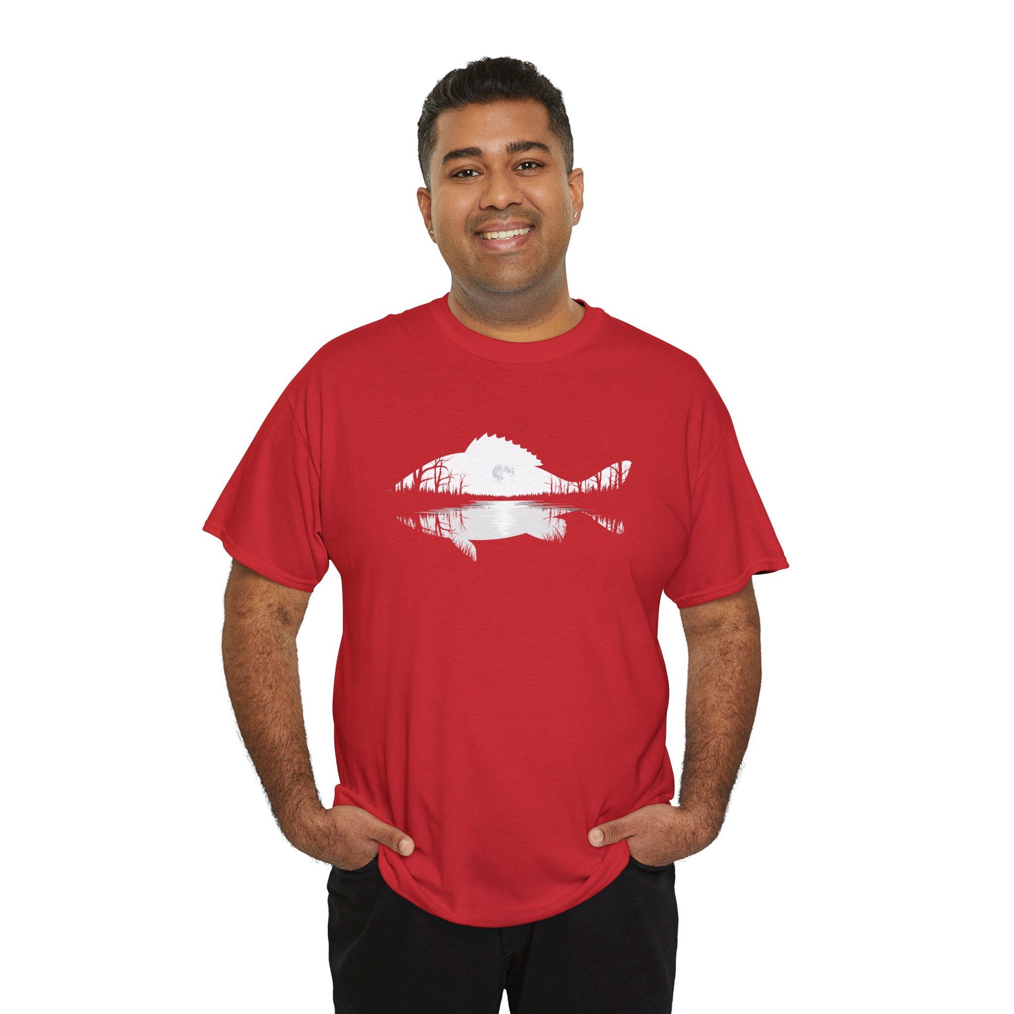 Fish Silhouette | Lake Life Fishing Tee | Cr8tive Designs