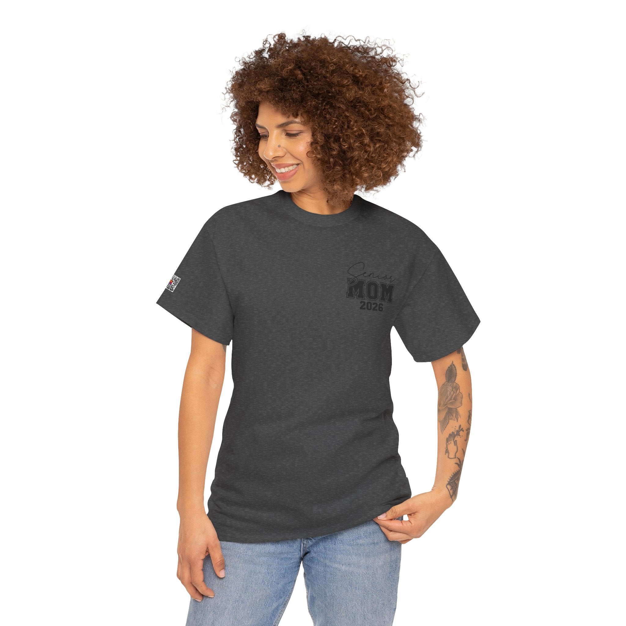 Senior Mom 2026 Front & Back T-Shirt | Proud Mom Graduation Tee | Class of 2026 Parent Shirt | Cr8tive Designs