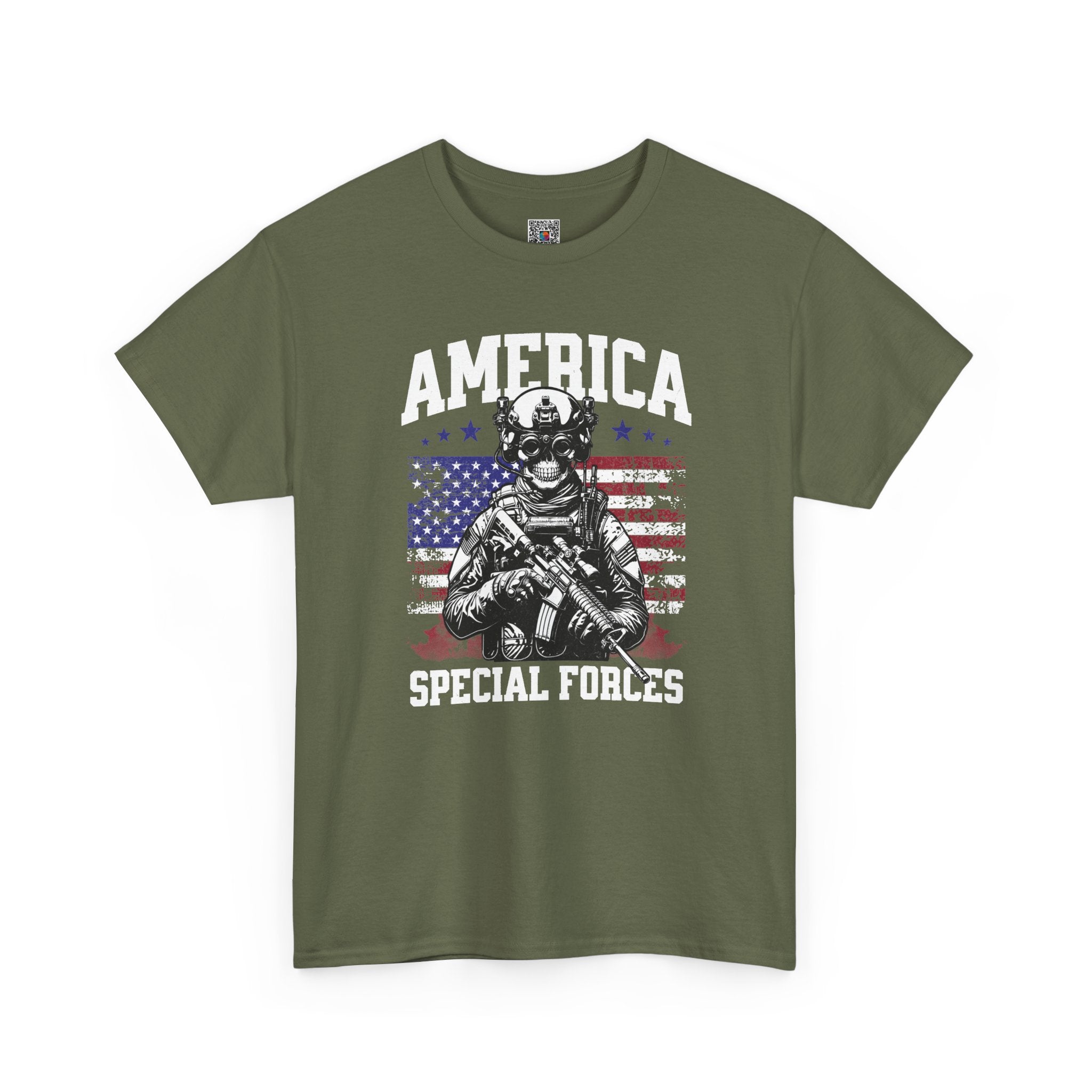 America Special Forces T-Shirt | Patriotic Military Soldier Graphic Tee | Cr8tive Designs