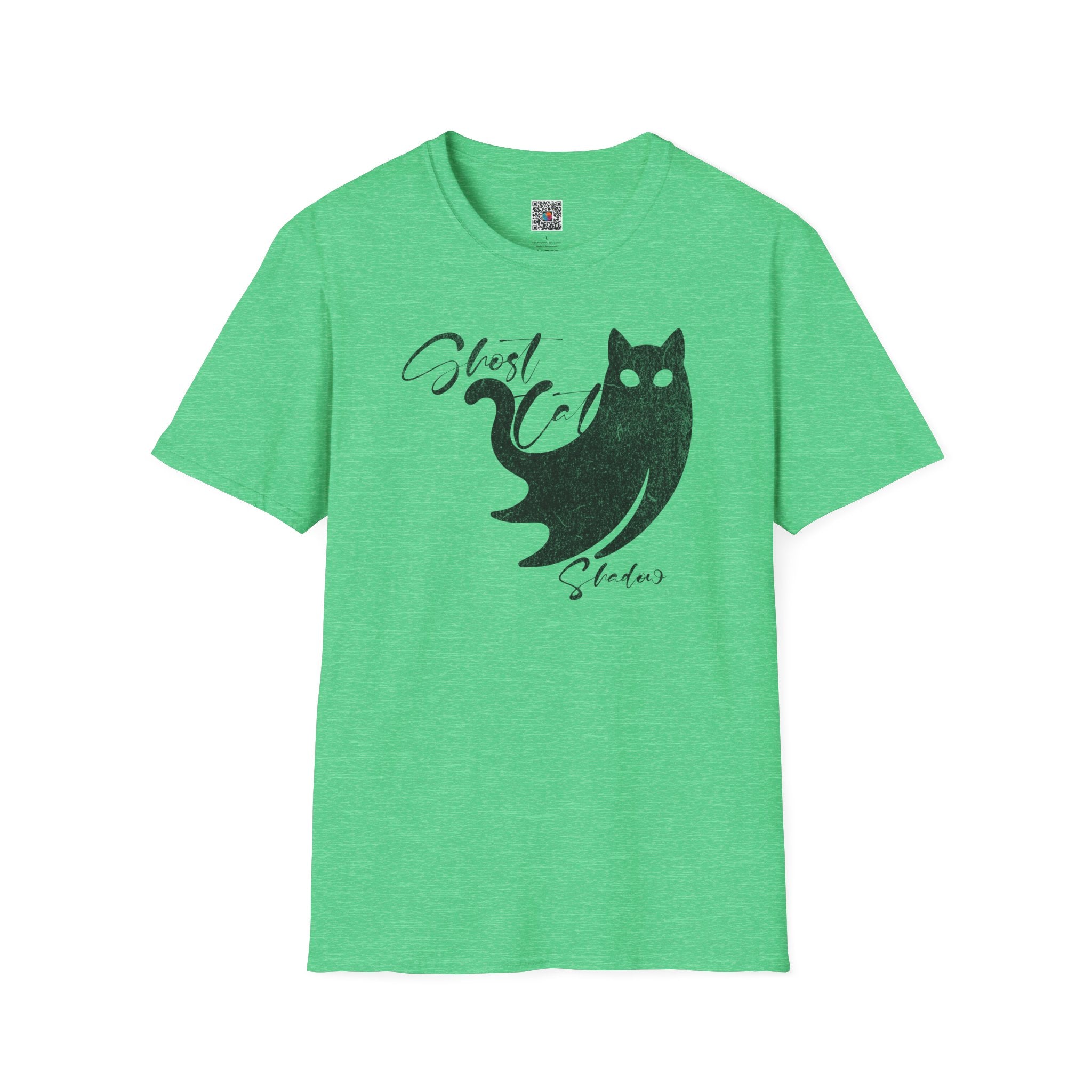 Ghost Cat T-Shirt | Cute Spooky Cat Graphic Tee | Cr8tive Designs