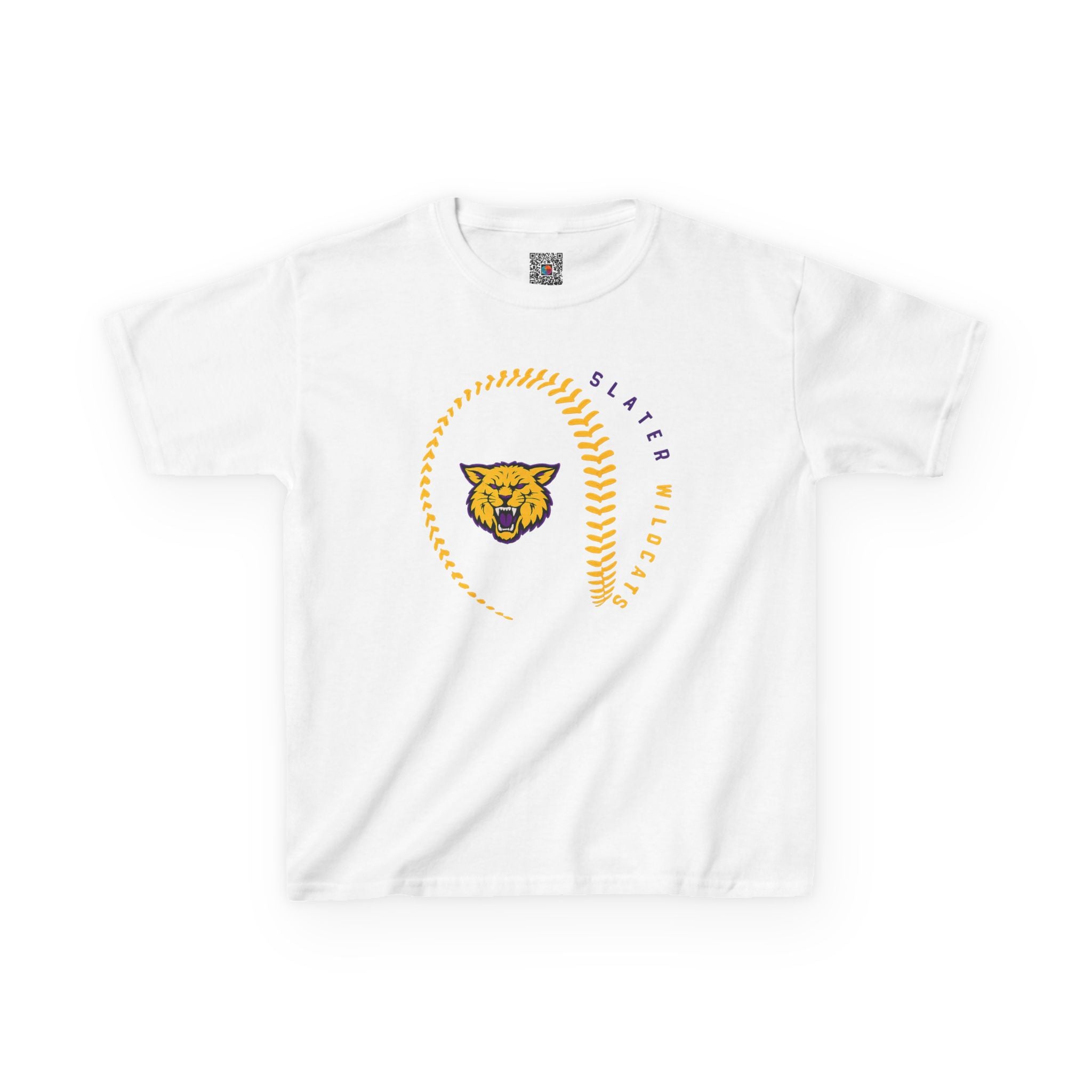 Slater Wildcats Baseball | Youth School Spirit T-Shirt | Cr8tive Designs