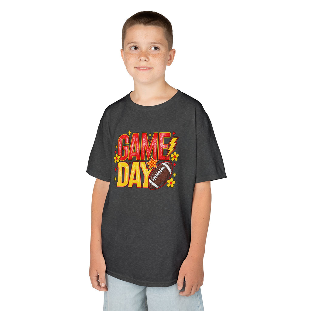 Game Day Kids Graphic Tee | Sunday Football Tailgate T-Shirt | Cr8tive Designs