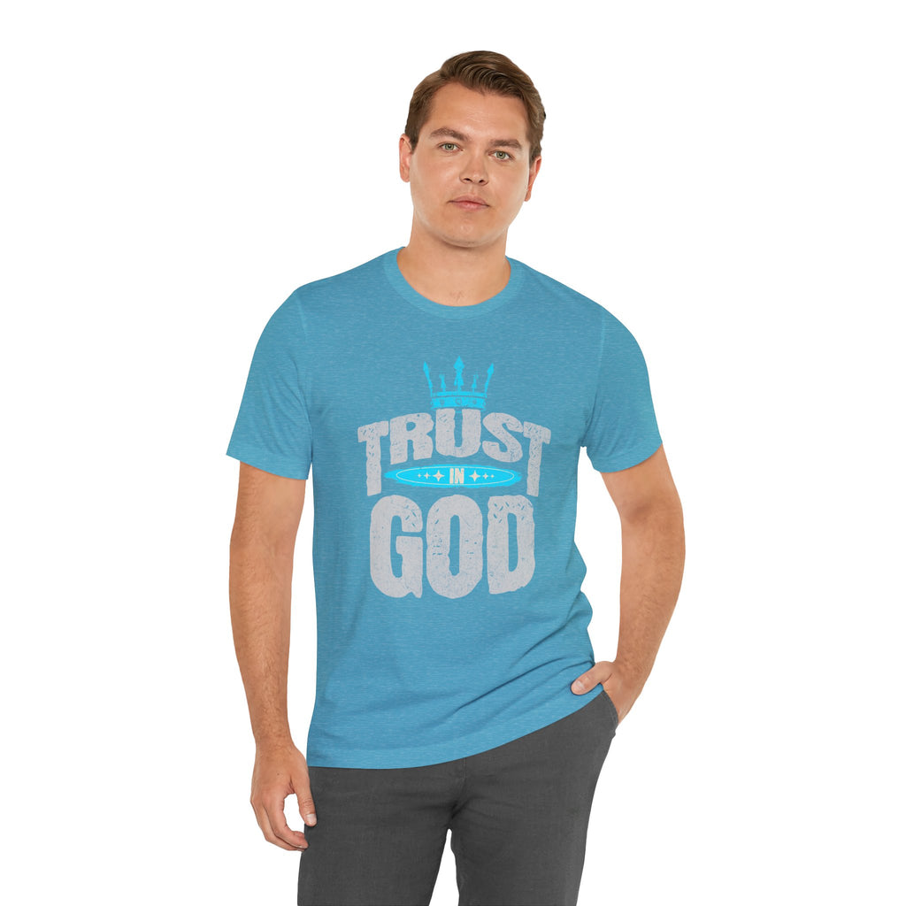Trust in God T-Shirt | Faith Graphic Tee with Crown Design| Cr8tive Designs