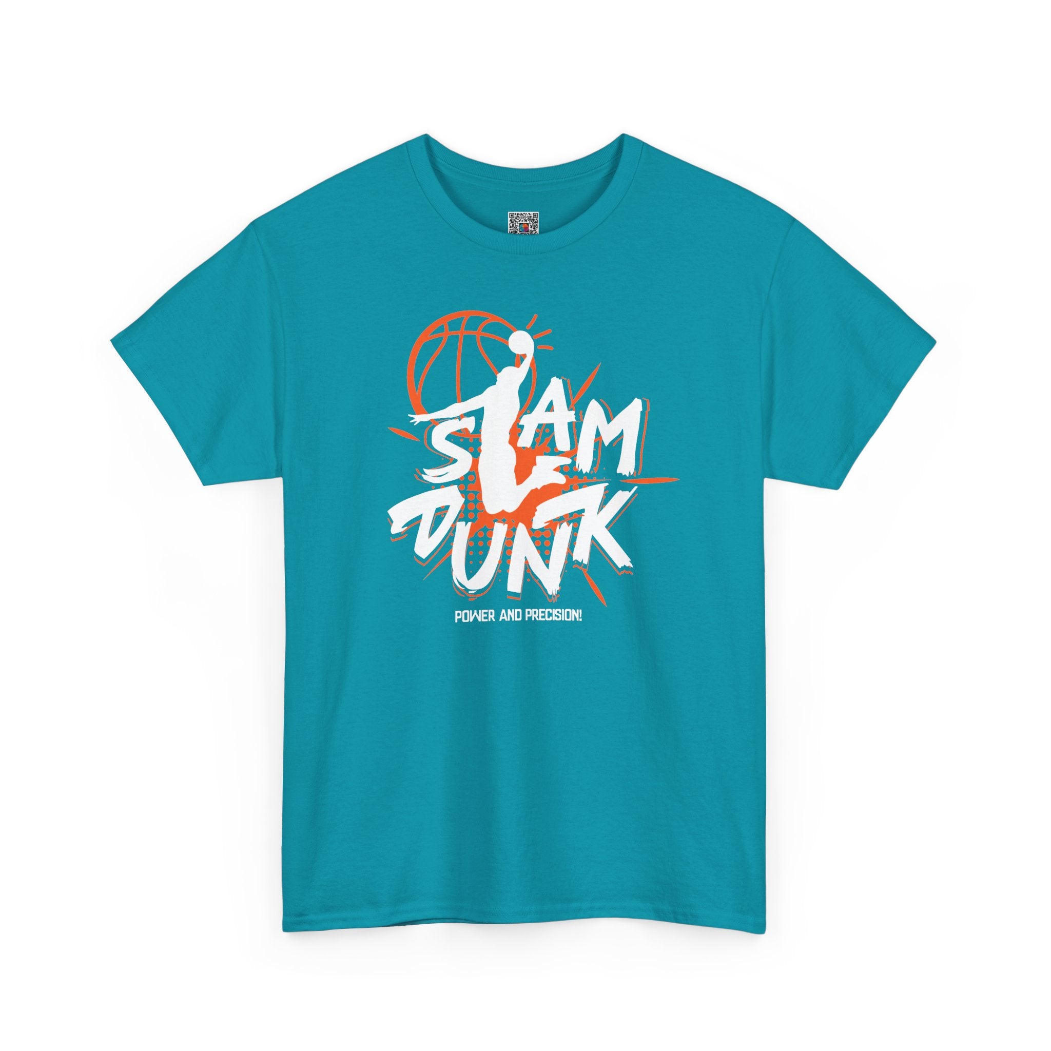 Slam Dunk Basketball | Bold Sports Graphic T-Shirt | Cr8tive Designs