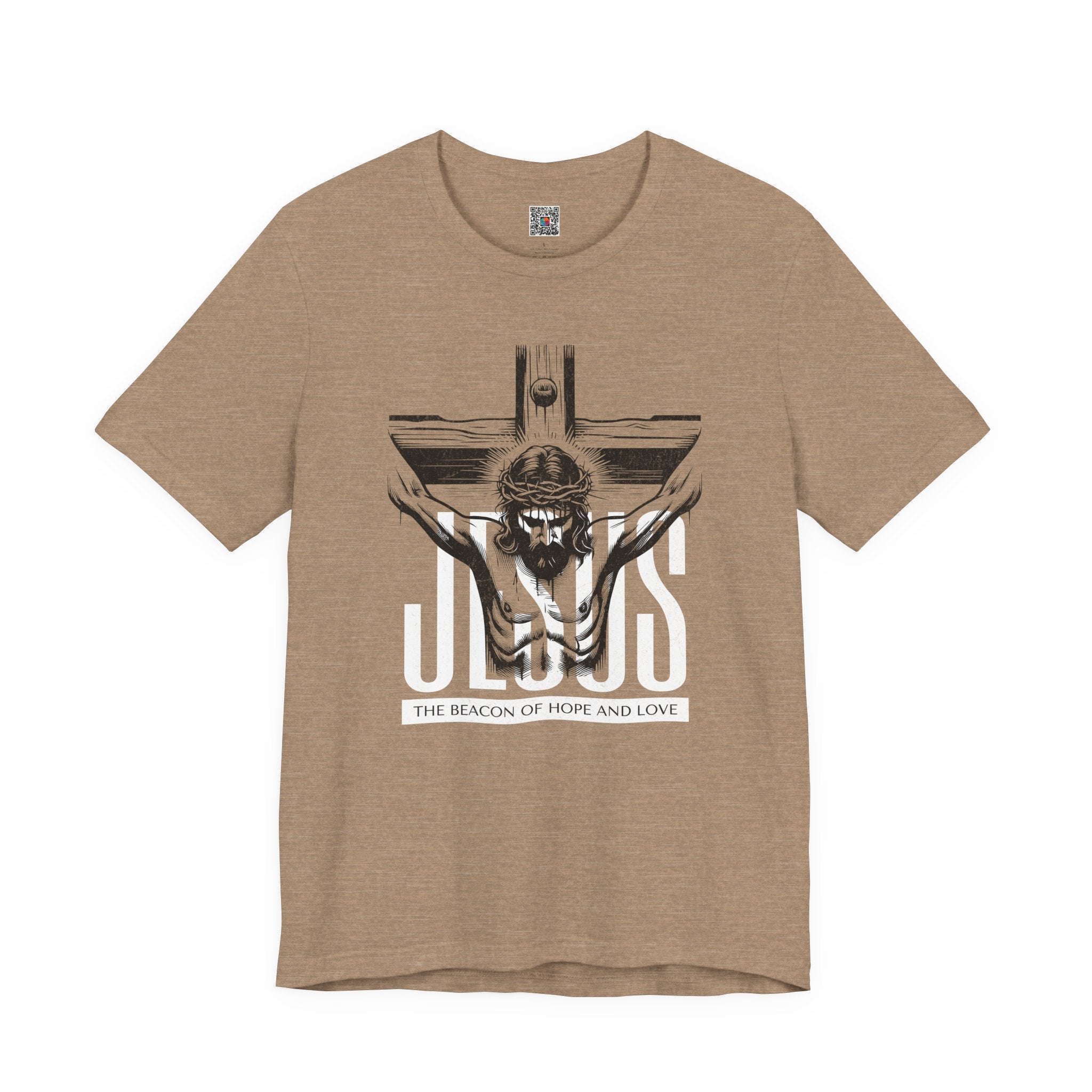 Jesus Crucifix Tee | Christian Graphic T-Shirt | Cr8tive Designs