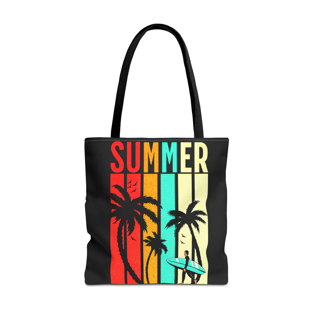 Summer Surf | Vintage Palm Tree Tote Bag | Cr8tive Designs