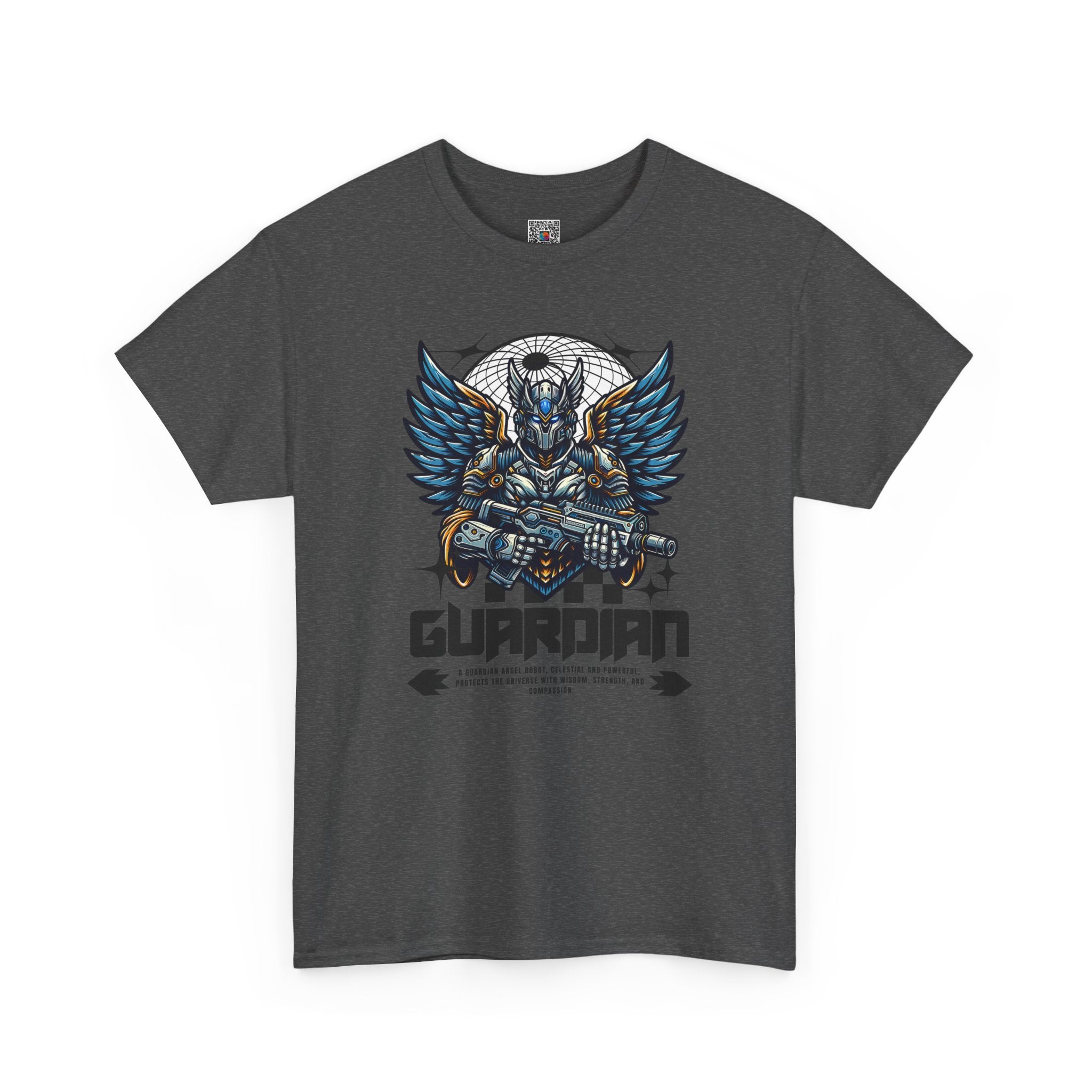 Guardian Warrior T-Shirt | Armored Winged Knight Graphic Tee | Cr8tive Designs