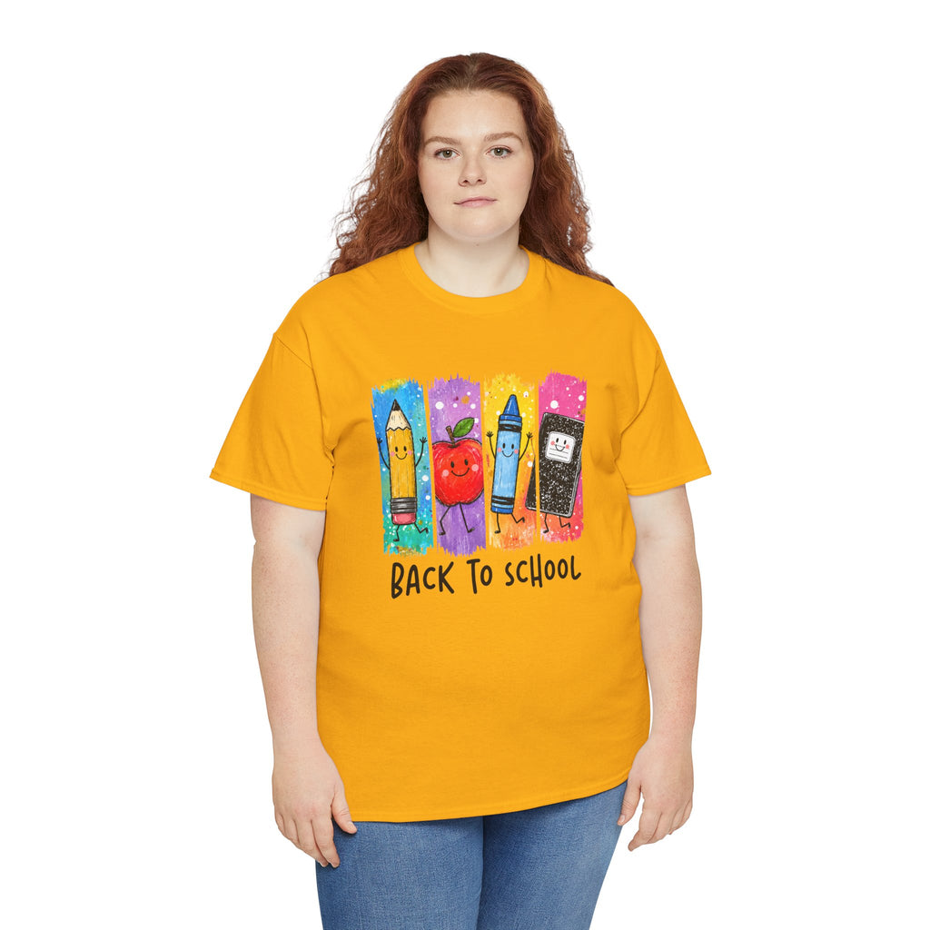 Back to School Crayon Crew Shirt | Colorful School Supply Tee | Cr8tive Designs
